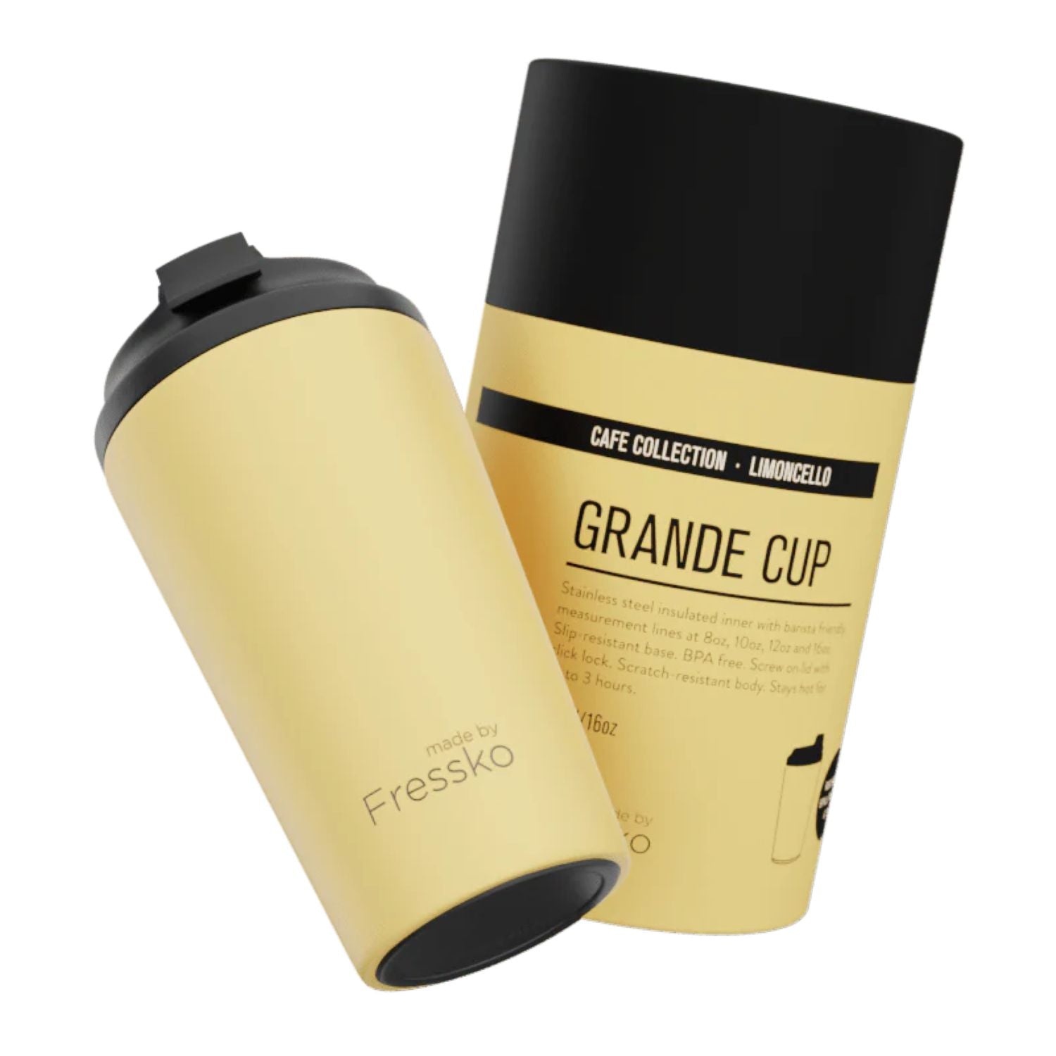 Made By Fressko Grande 16oz Insulated Stainless Steel Cup - Limoncello