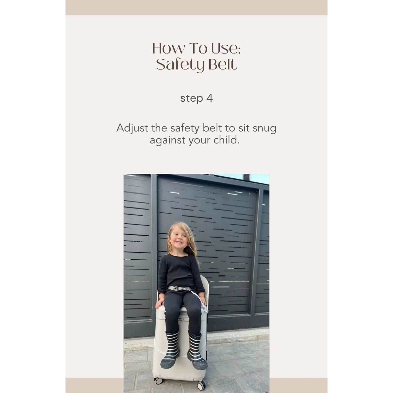 MiaMily Multicarry Carry On 18 Inch Luggage with Built-in Seat for Children (Dusty Pink)