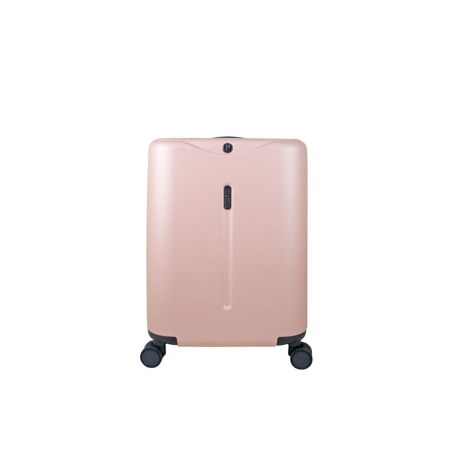MiaMily Multicarry Carry On 18 Inch Luggage with Built-in Seat for Children (Dusty Pink)
