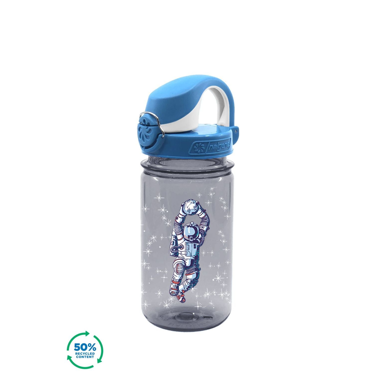 Nalgene 12oz On-The-Fly (OTF) Kids Sustain Water Bottle - Gray Astronaut