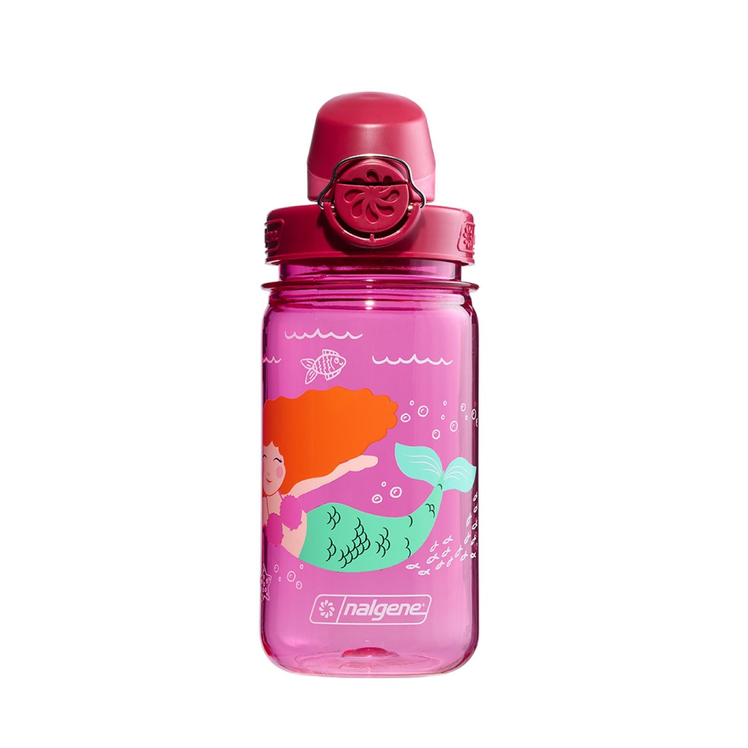Nalgene 12oz On-The-Fly (OTF) Kids Sustain Water Bottle - Pink Mermaid