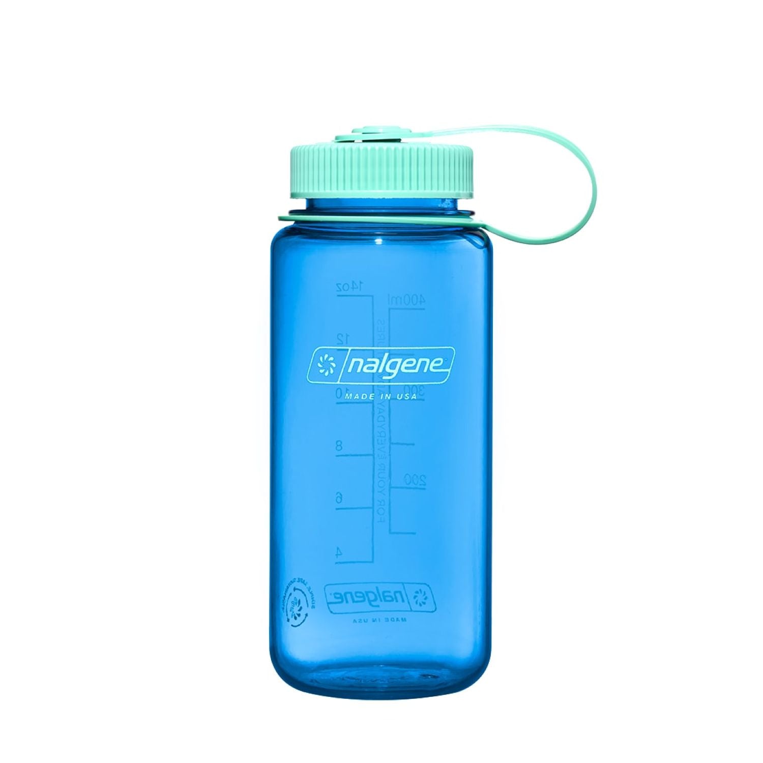 Nalgene 16oz Wide Mouth Bottle Sustain - Cornflower Blue