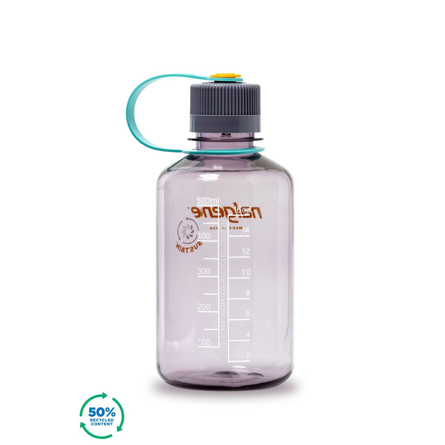 Nalgene 16oz Narrow Mouth Sustain Water Bottle - Aubergine