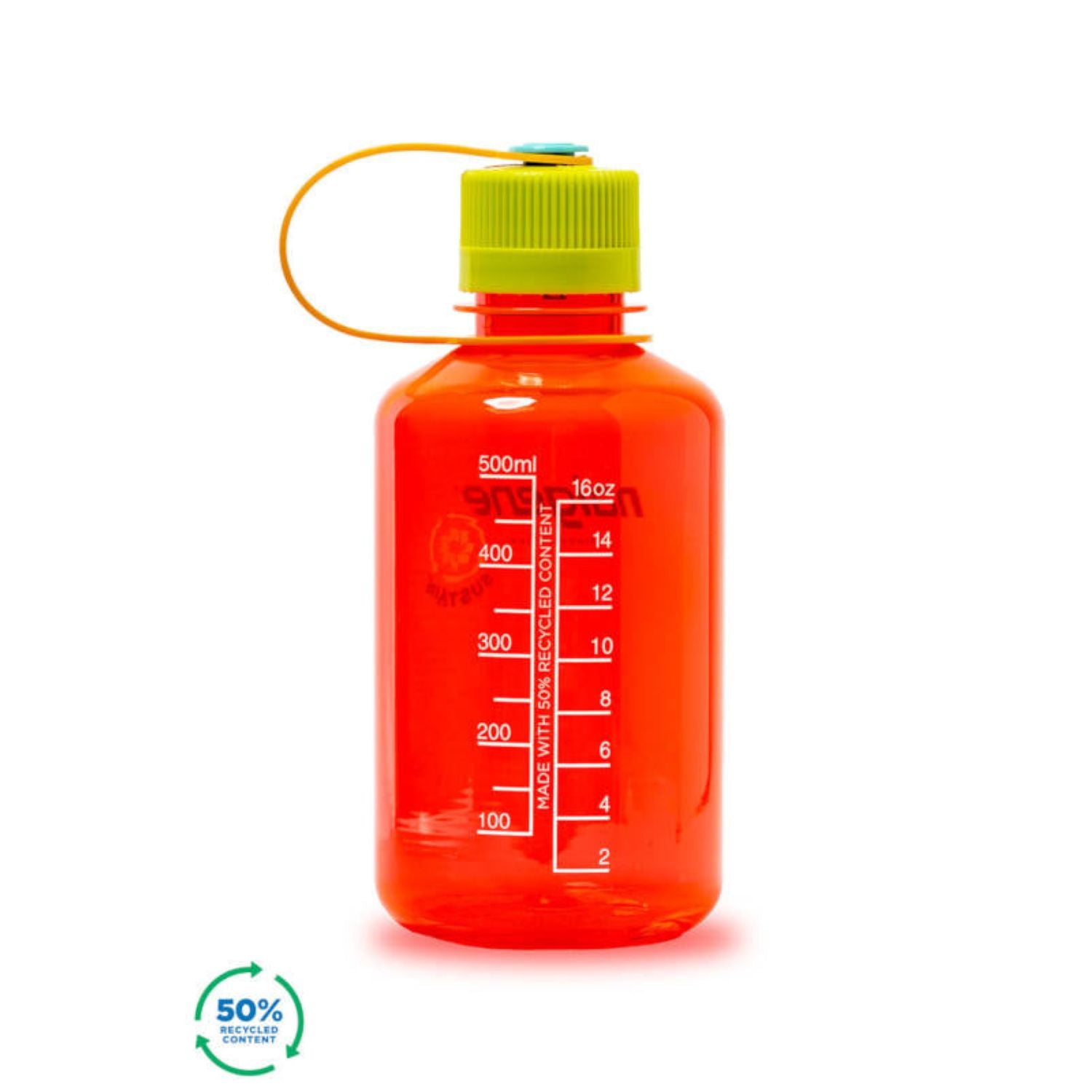 Nalgene 16oz Narrow Mouth Sustain Water Bottle - Pomegranate