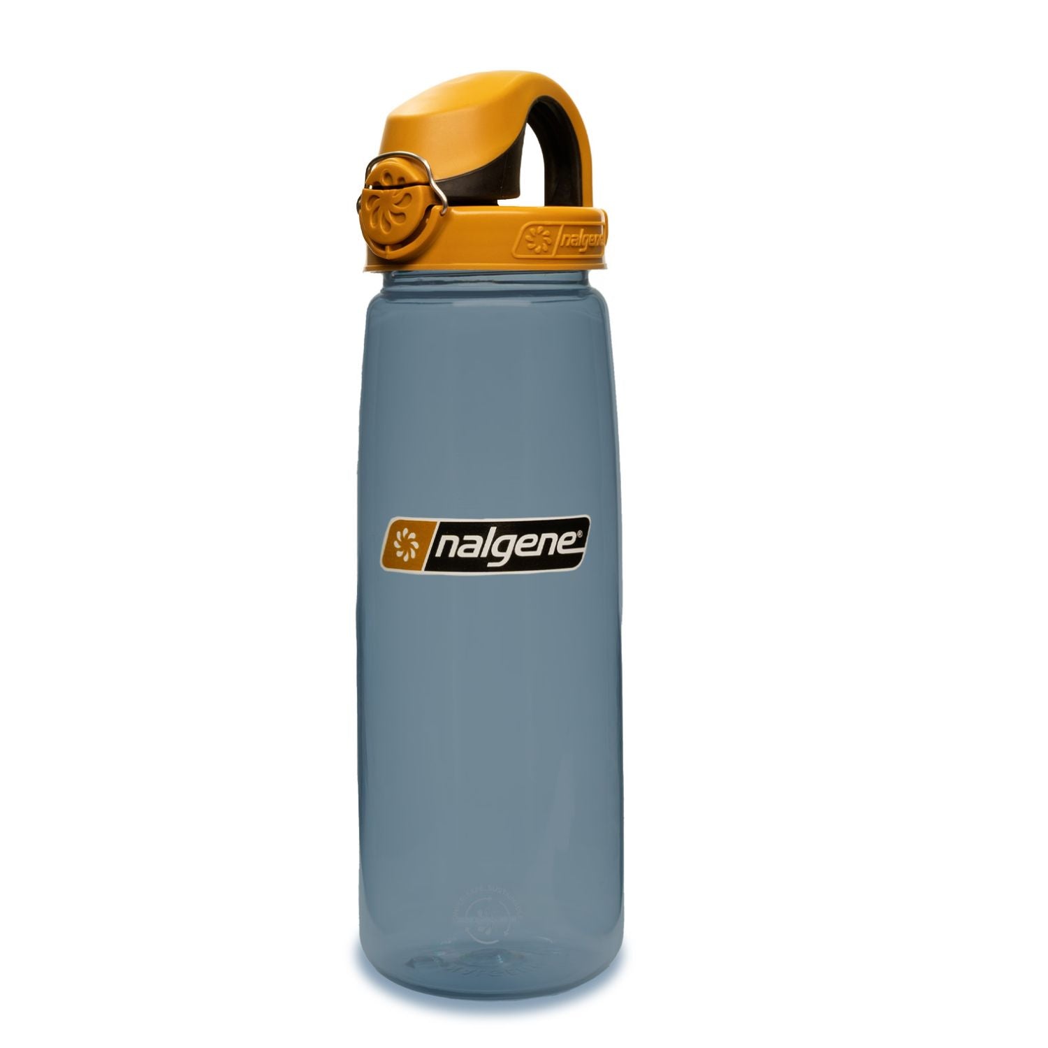 Nalgene 24oz On-The-Fly (OTF) Sustain Water Bottle - Rhino with Brown Black Cap