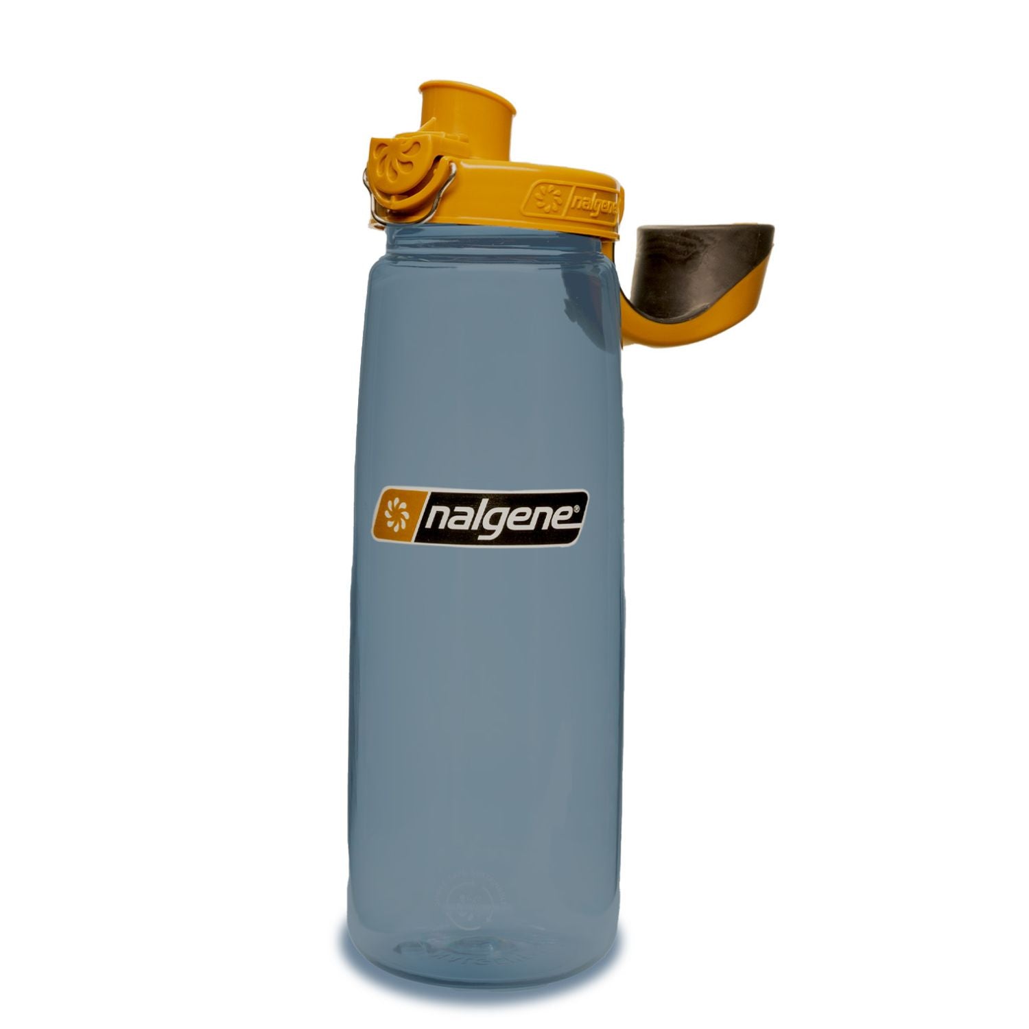 Nalgene 24oz On-The-Fly (OTF) Sustain Water Bottle - Rhino with Brown Black Cap