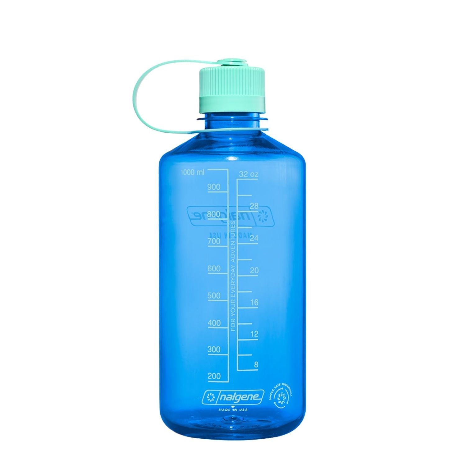 Nalgene 32oz Narrow Mouth Bottle Sustain - Cornflower Blue