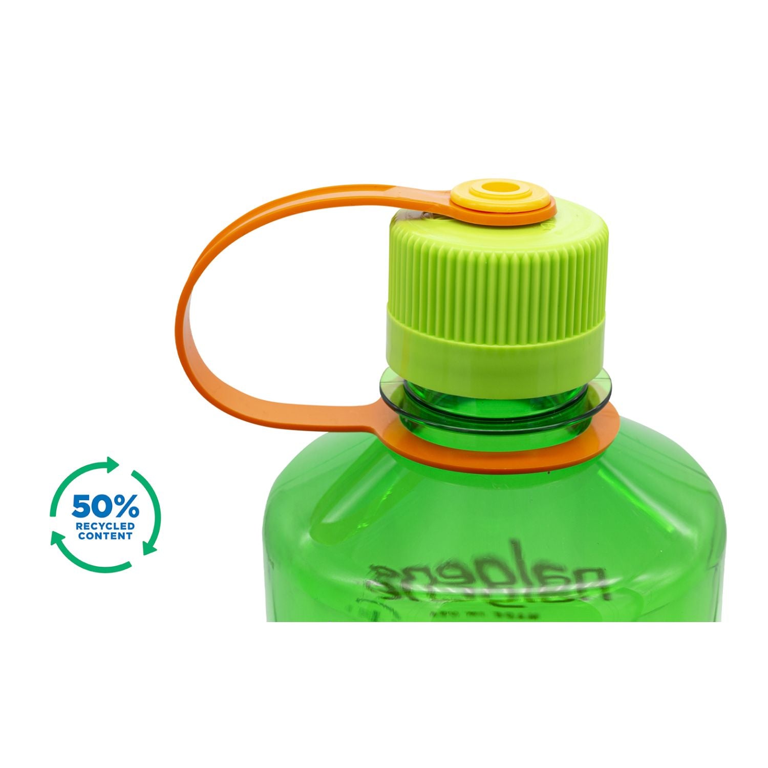 Nalgene 32oz Narrow Mouth Sustain Water Bottle - Melon Ball