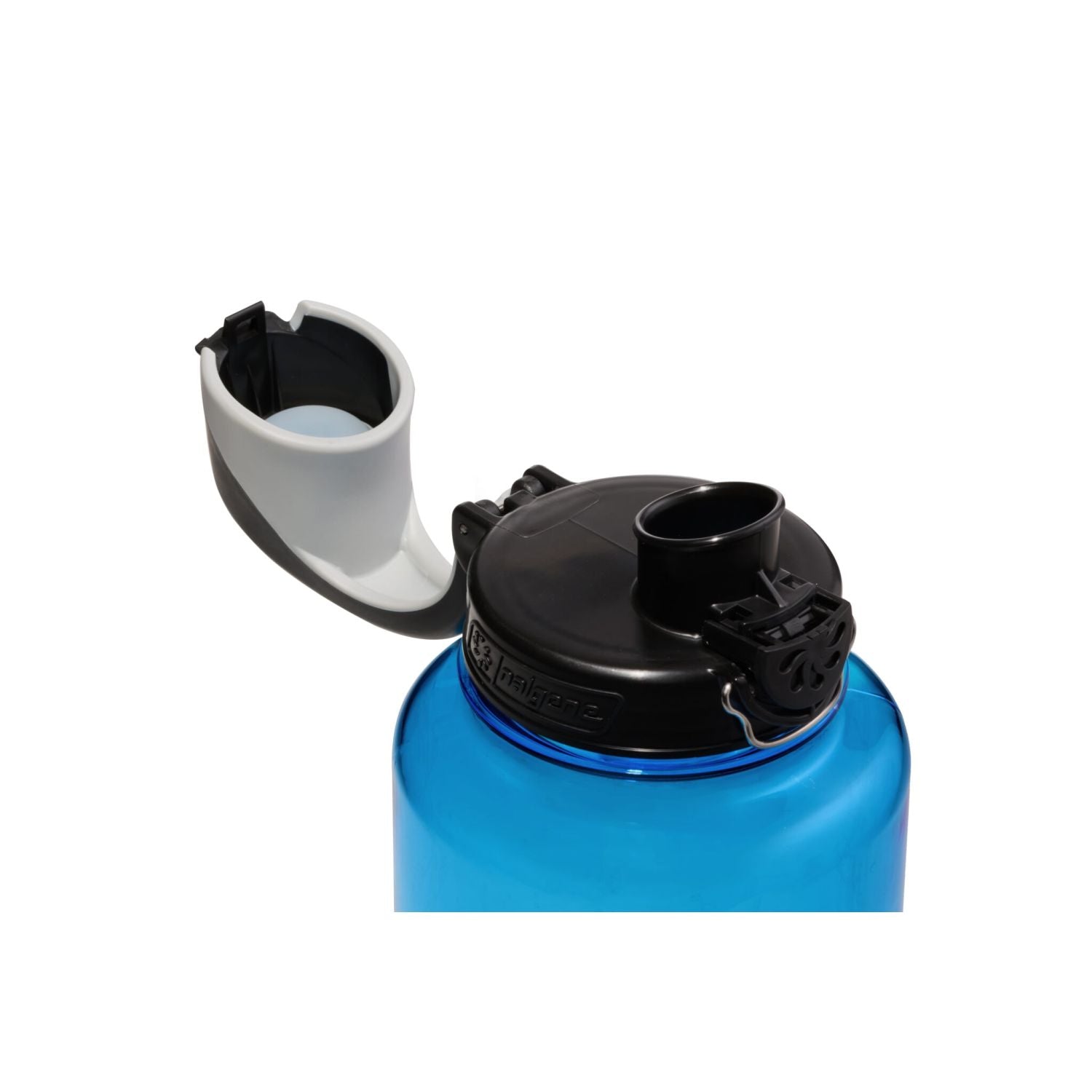 Nalgene 32oz On-The-Fly (OTF) Wide Mouth Sustain Water Bottle - Slate with Black Cap