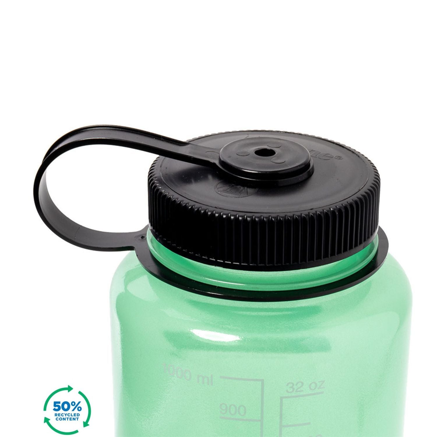 Nalgene 32oz Wide Mouth Sustain Water Bottle - Glow Green