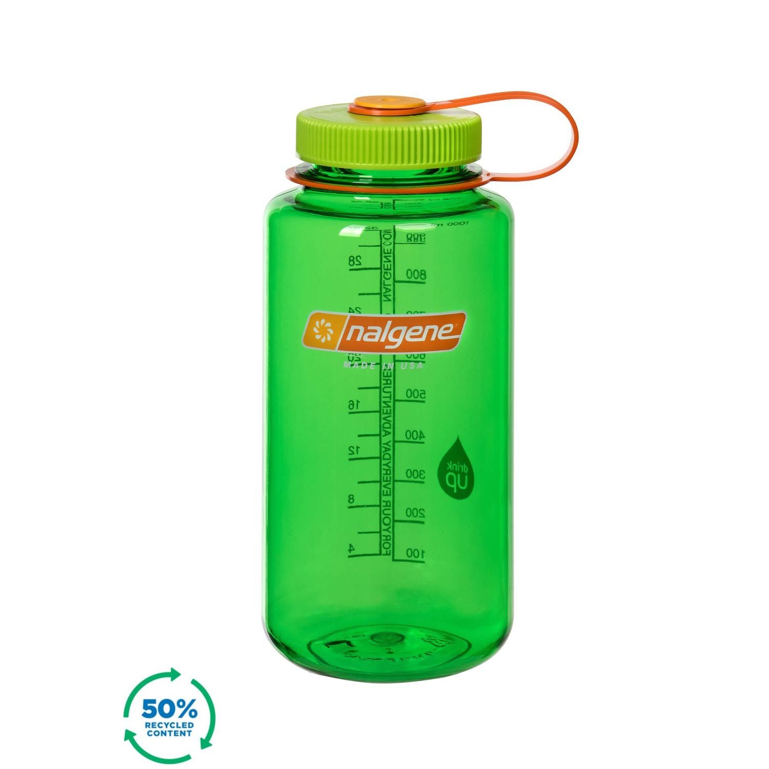 Nalgene 32oz Wide Mouth Sustain Water Bottle - Melon Ball