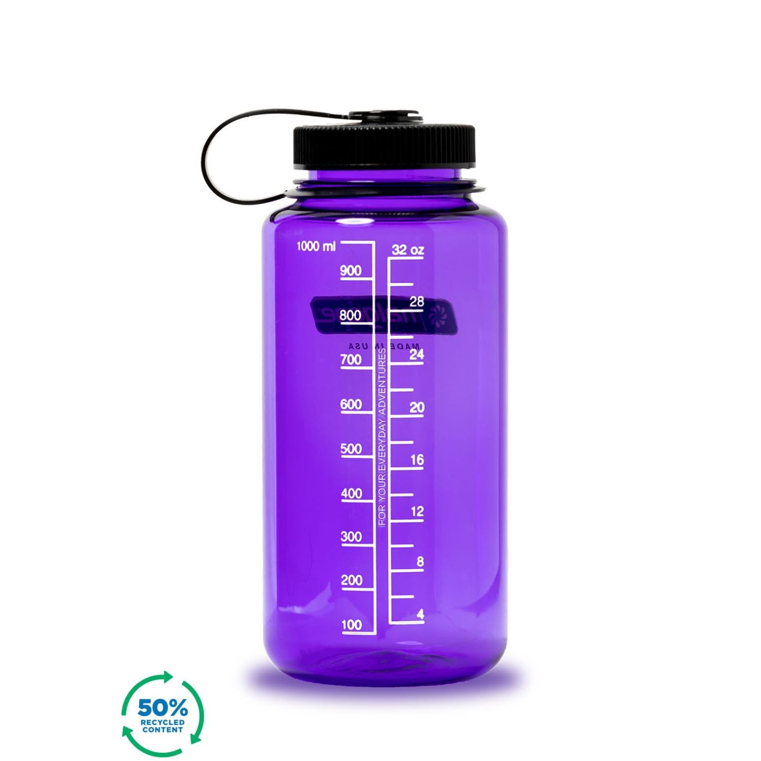 Nalgene 32oz Wide Mouth Sustain Water Bottle - Purple