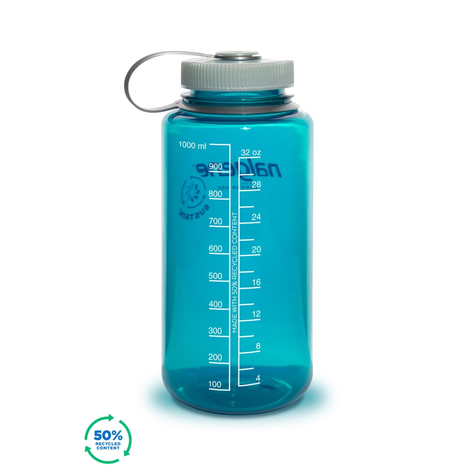 Nalgene 32oz Wide Mouth Sustain Water Bottle - Trout Green