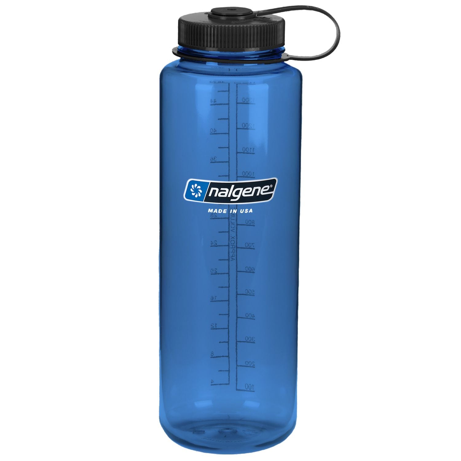 Nalgene 48oz Silo Sustain Water Bottle - Blue with Black Cap