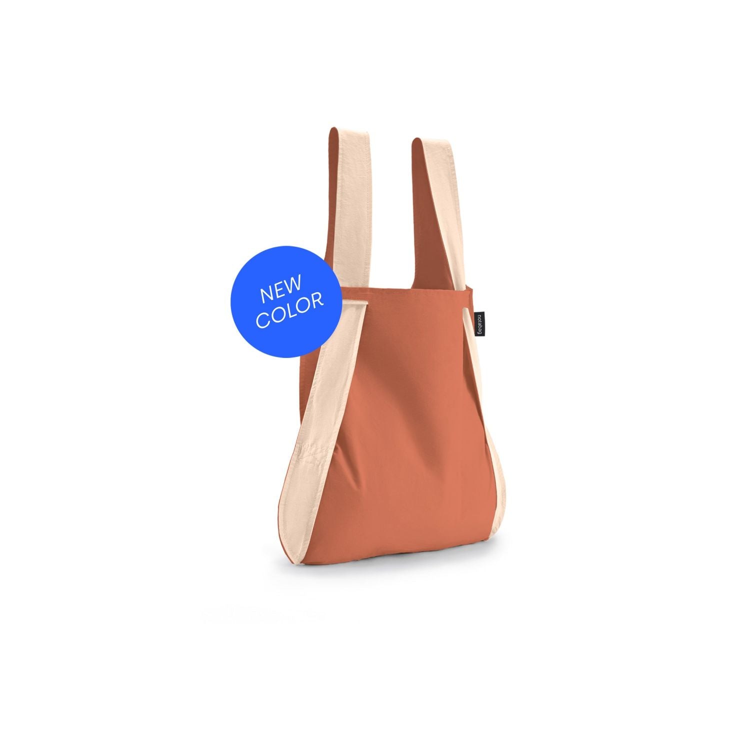 Notabag Original Convertible Tote Backpack - Sand/Terracotta