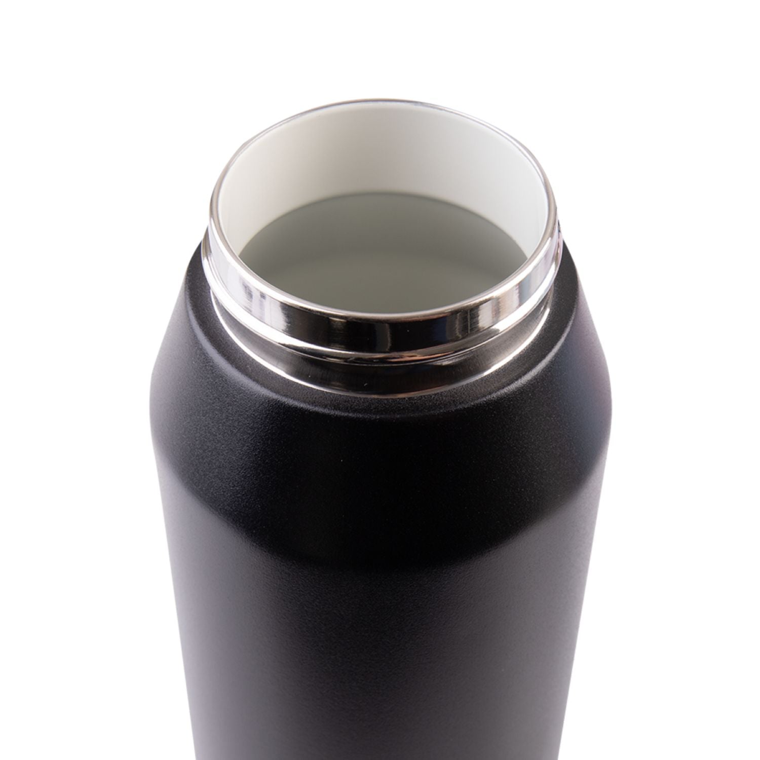 Oasis Ceramic Stainless Steel Triple Wall Capri Quick Release Drink Bottle 1L - Black