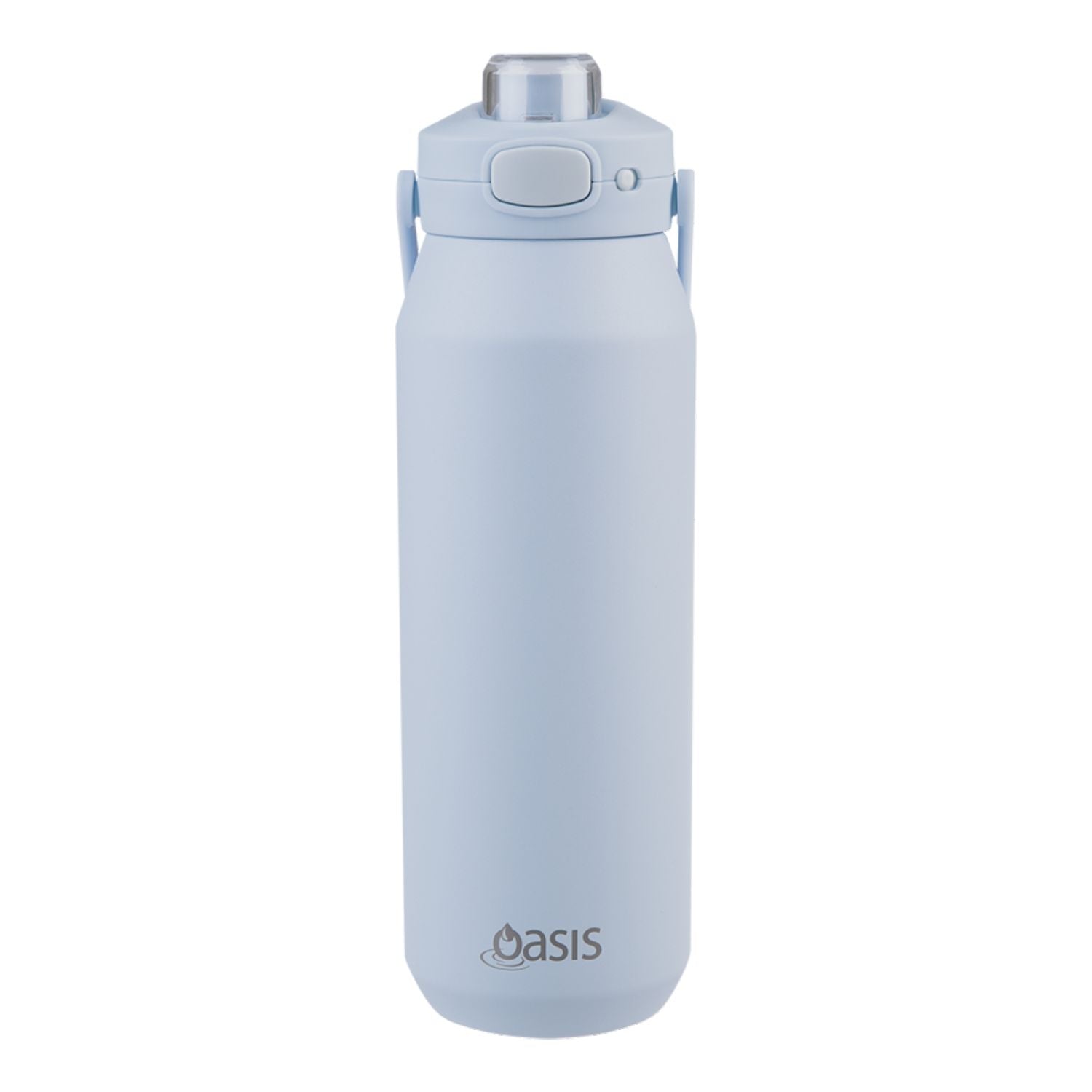 Oasis Ceramic Stainless Steel Triple Wall Capri Quick Release Drink Bottle 1L - Periwinkle