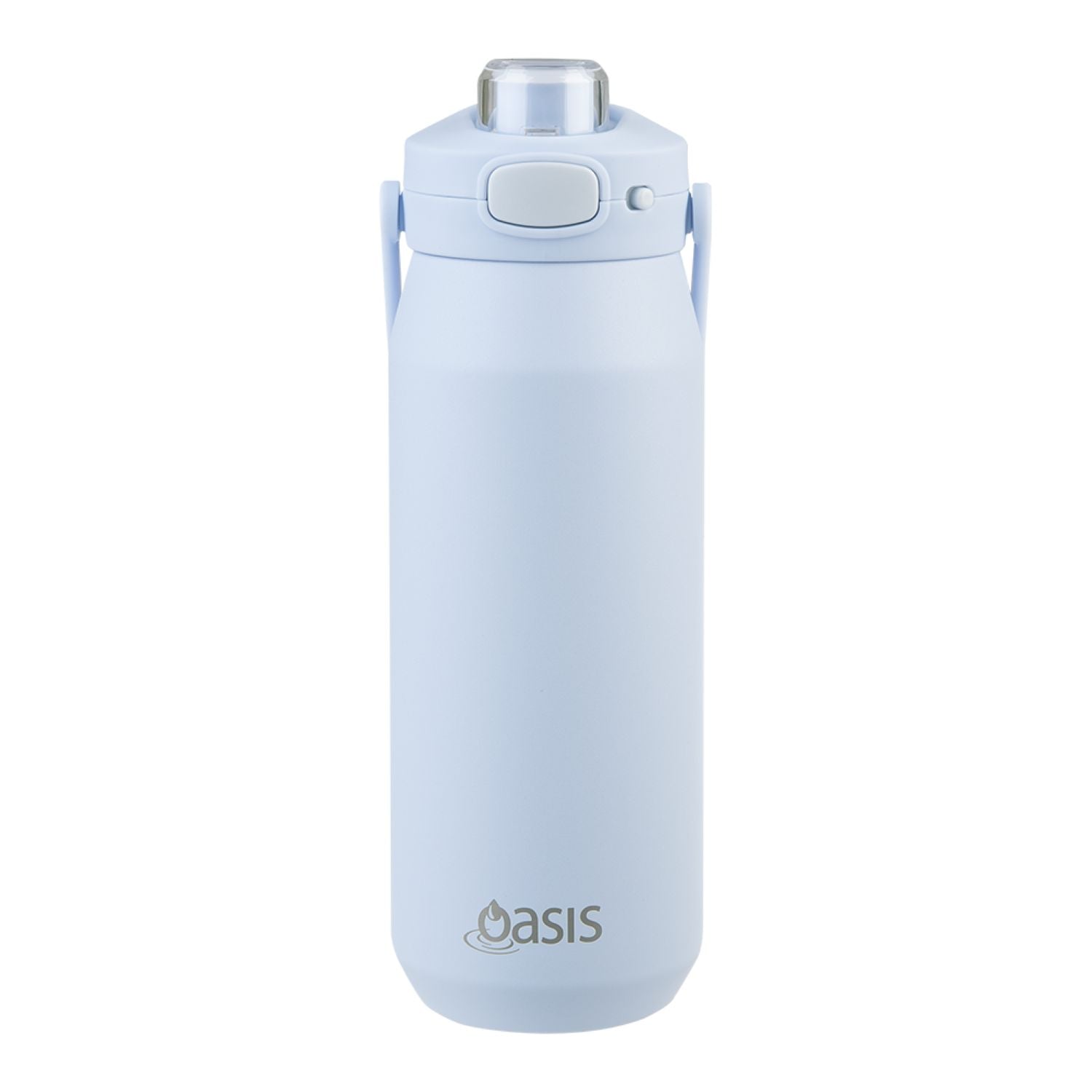 Oasis Ceramic Stainless Steel Triple Wall Capri Quick Release Drink Bottle 750ML - Periwinkle