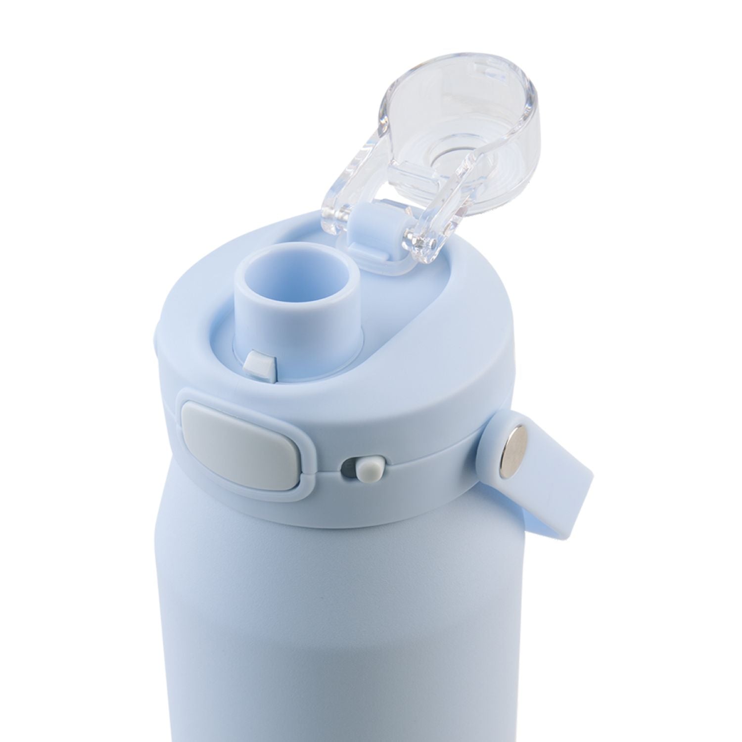 Oasis Ceramic Stainless Steel Triple Wall Capri Quick Release Drink Bottle 750ML - Periwinkle