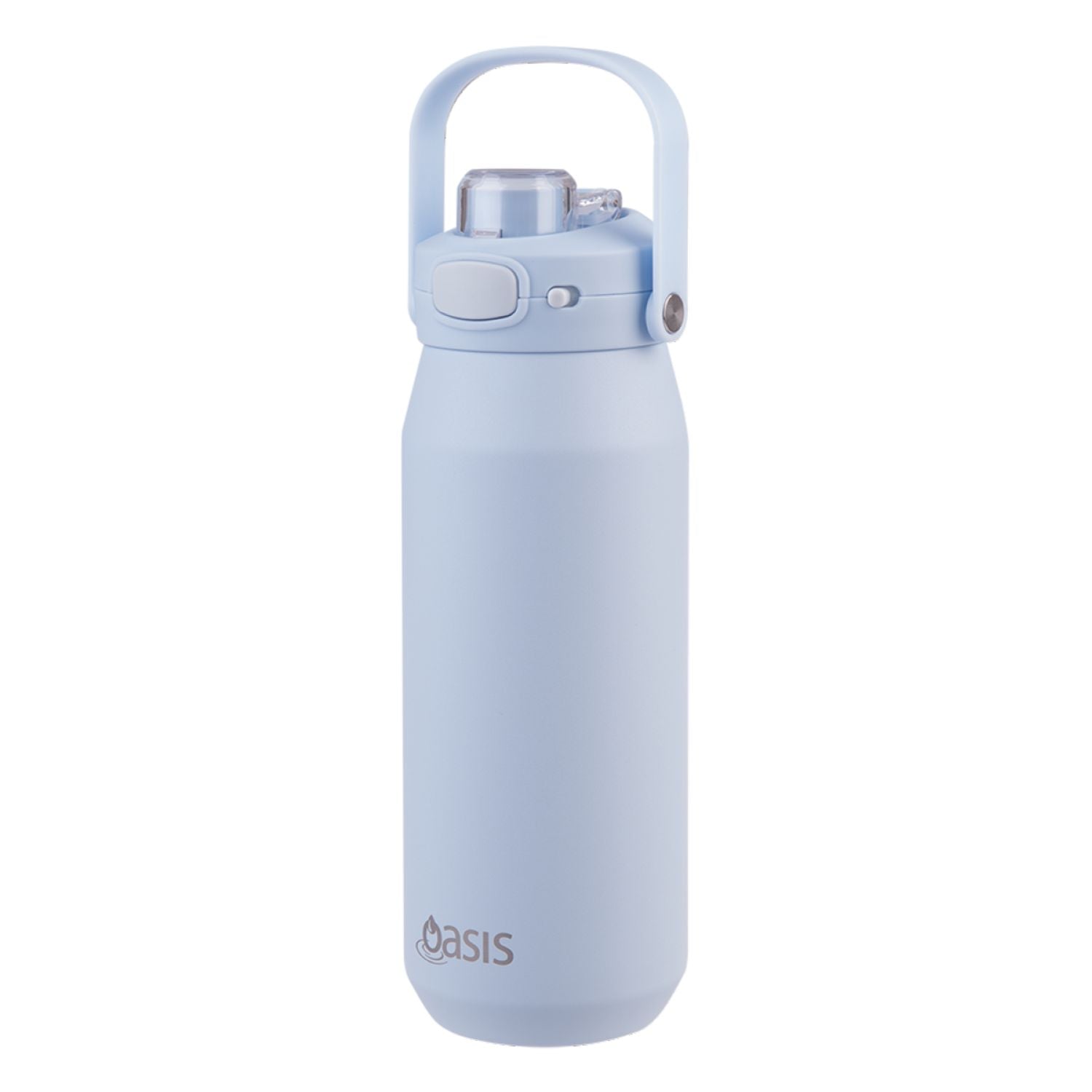 Oasis Ceramic Stainless Steel Triple Wall Capri Quick Release Drink Bottle 750ML - Periwinkle