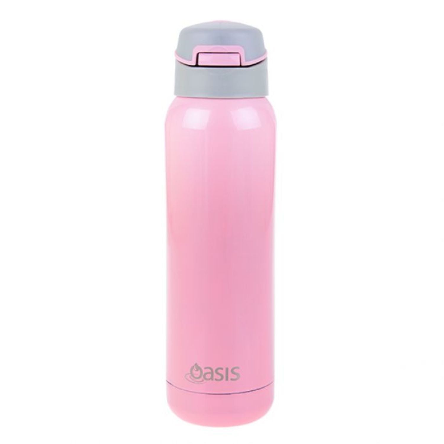Oasis Stainless Steel Insulated Sports Water Bottle with Straw 500ML - Soft Pink