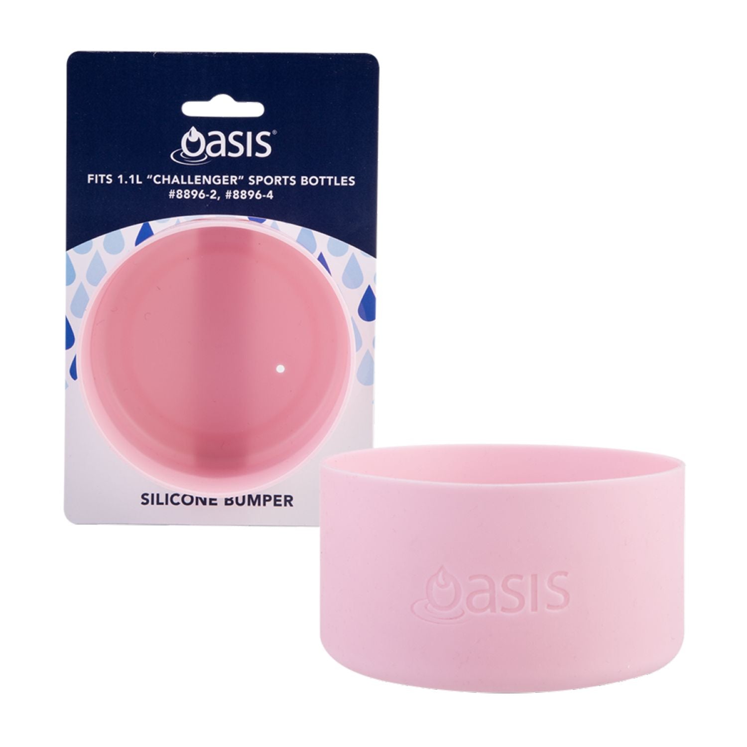 Oasis Silicone Bumper For Sports Bottle 1.1L - Carnation