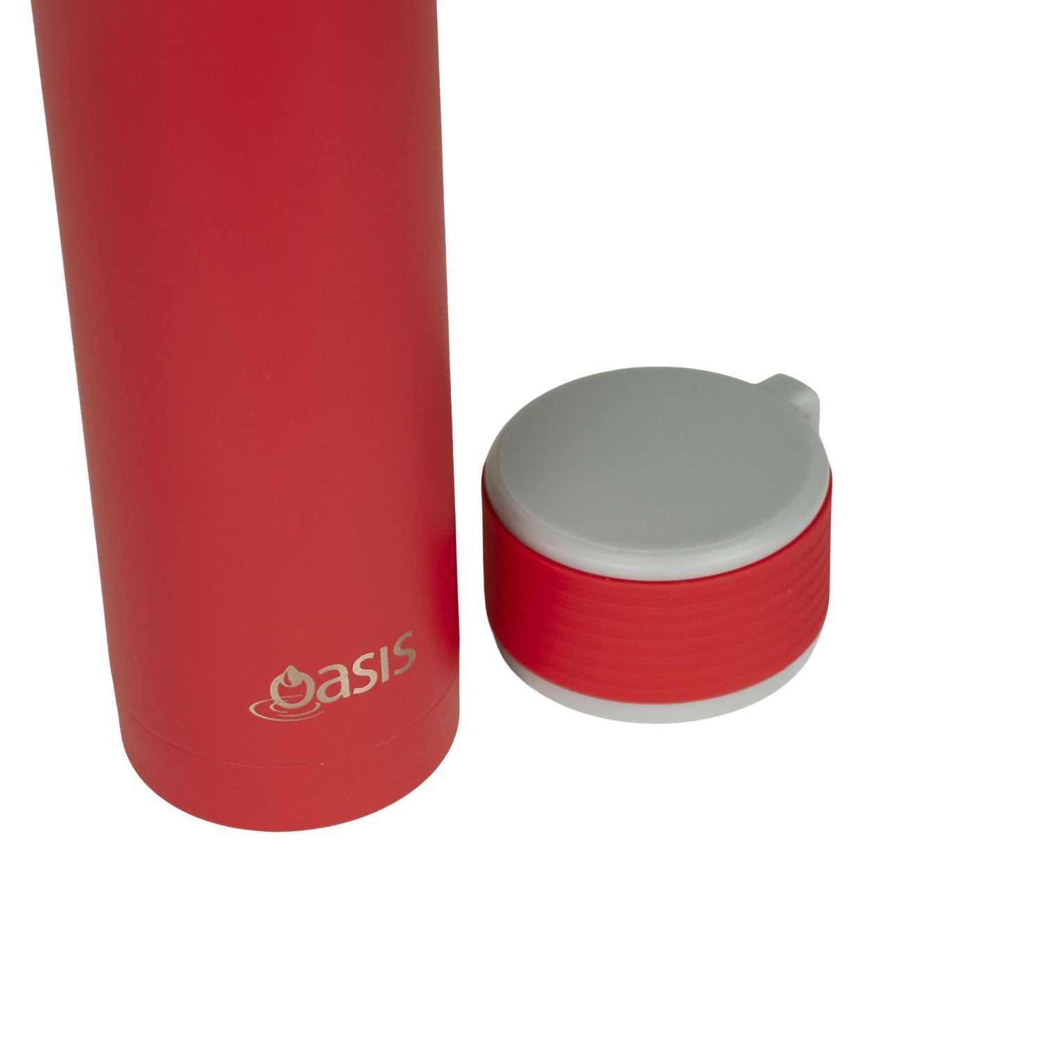 Oasis Skinny Mini Insulated Water Bottle 250ML Matte - Crimson (Red)