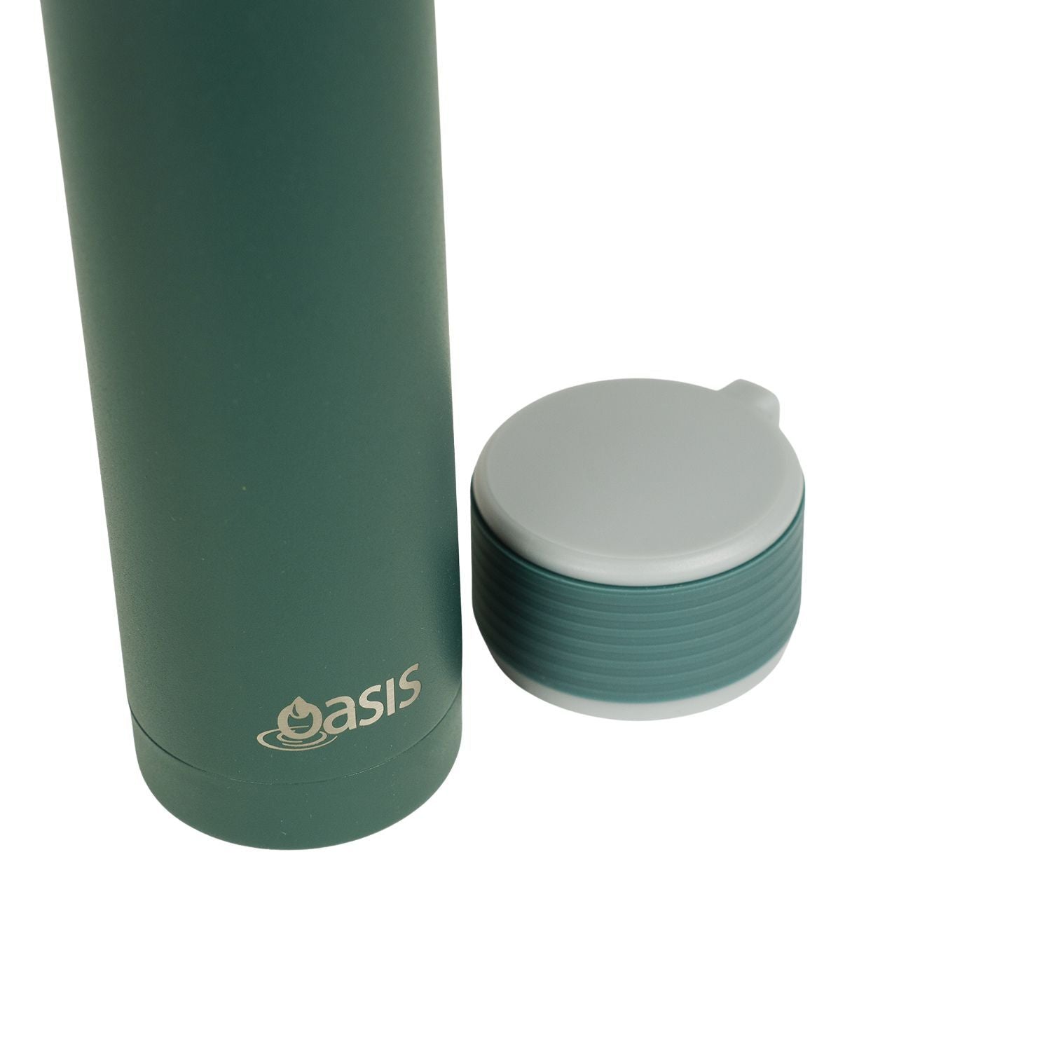 Oasis Skinny Mini Insulated Water Bottle 250ML Matte - Forest (Dark Green)