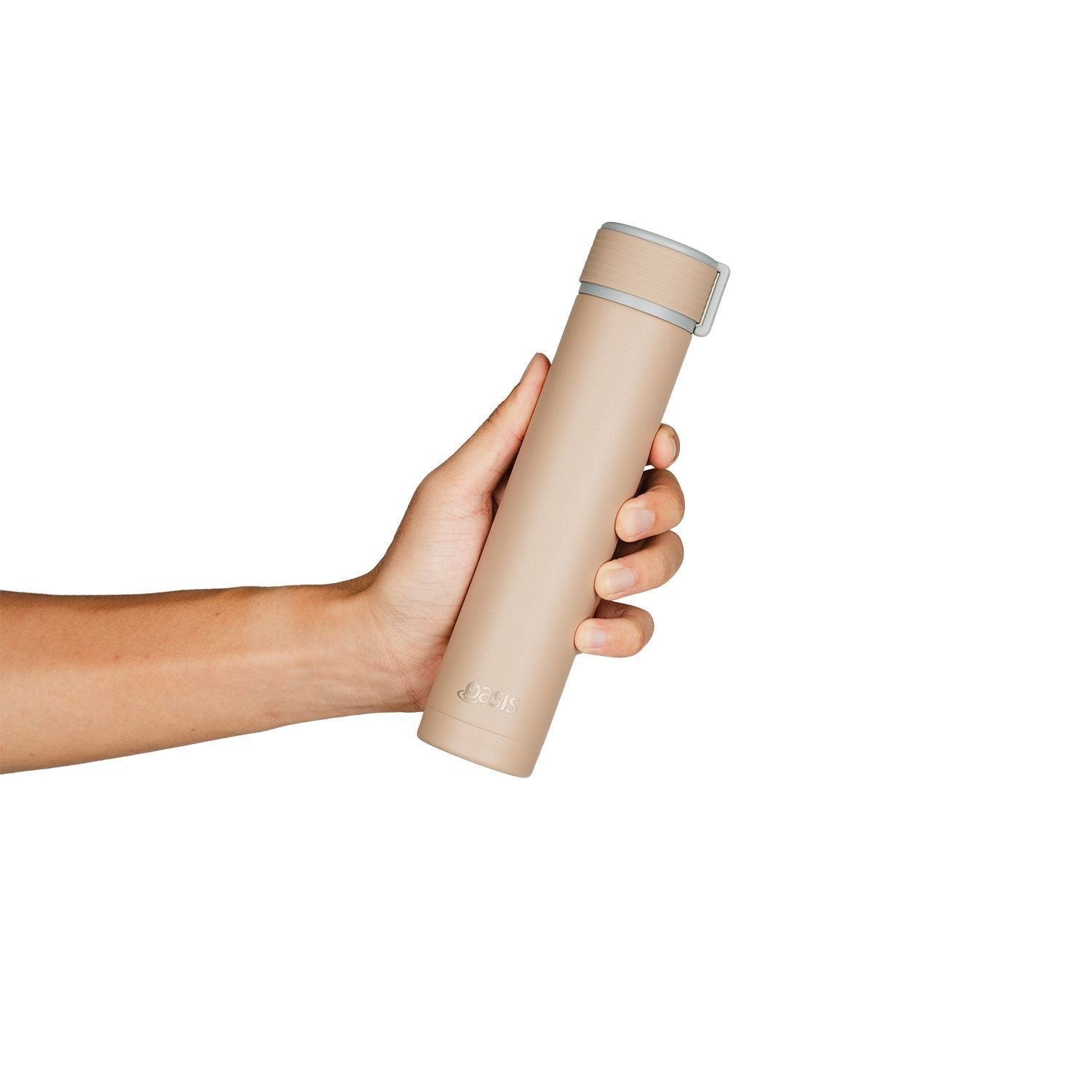 Oasis Skinny Mini Insulated Water Bottle 250ML Matte - Latte