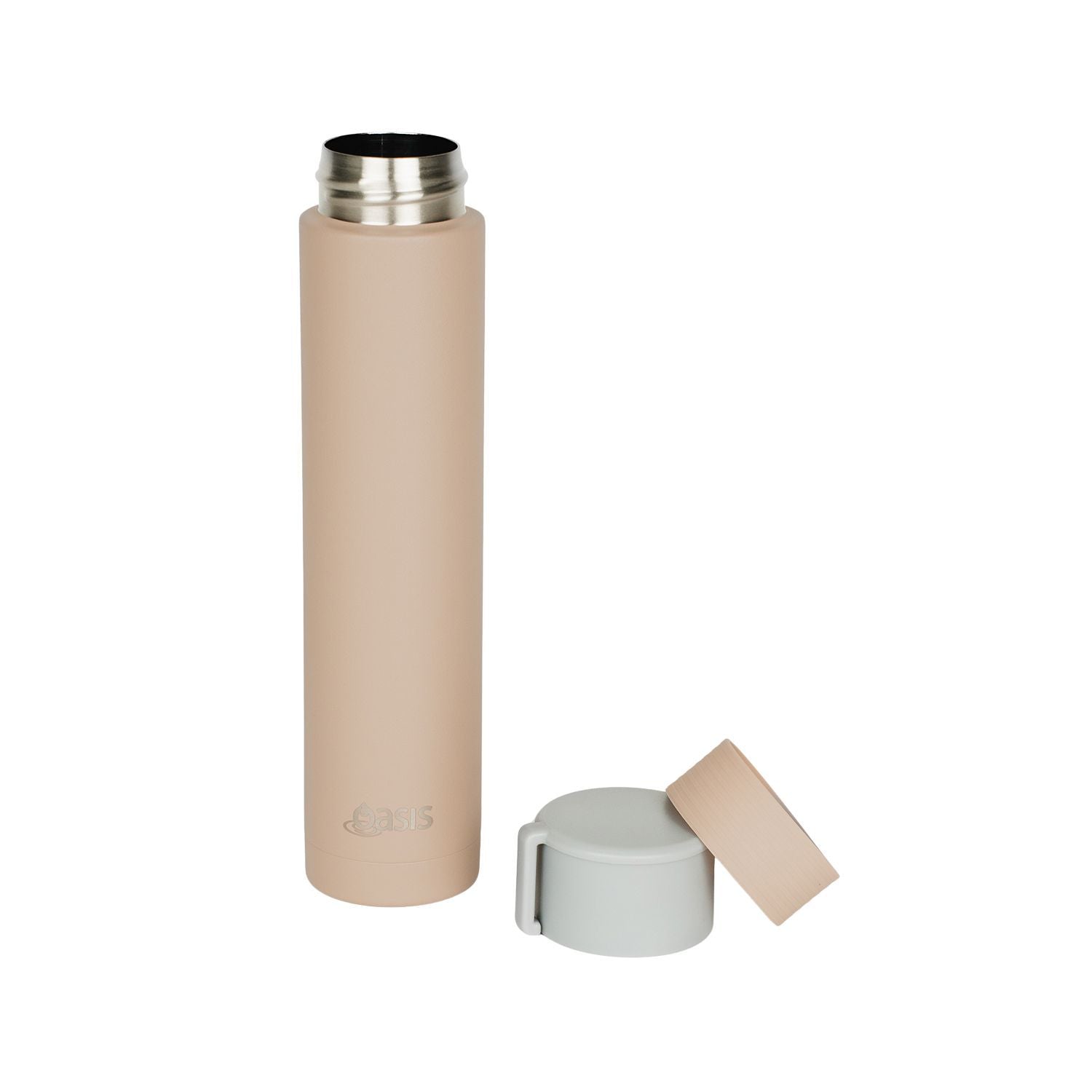 Oasis Skinny Mini Insulated Water Bottle 250ML Matte - Latte