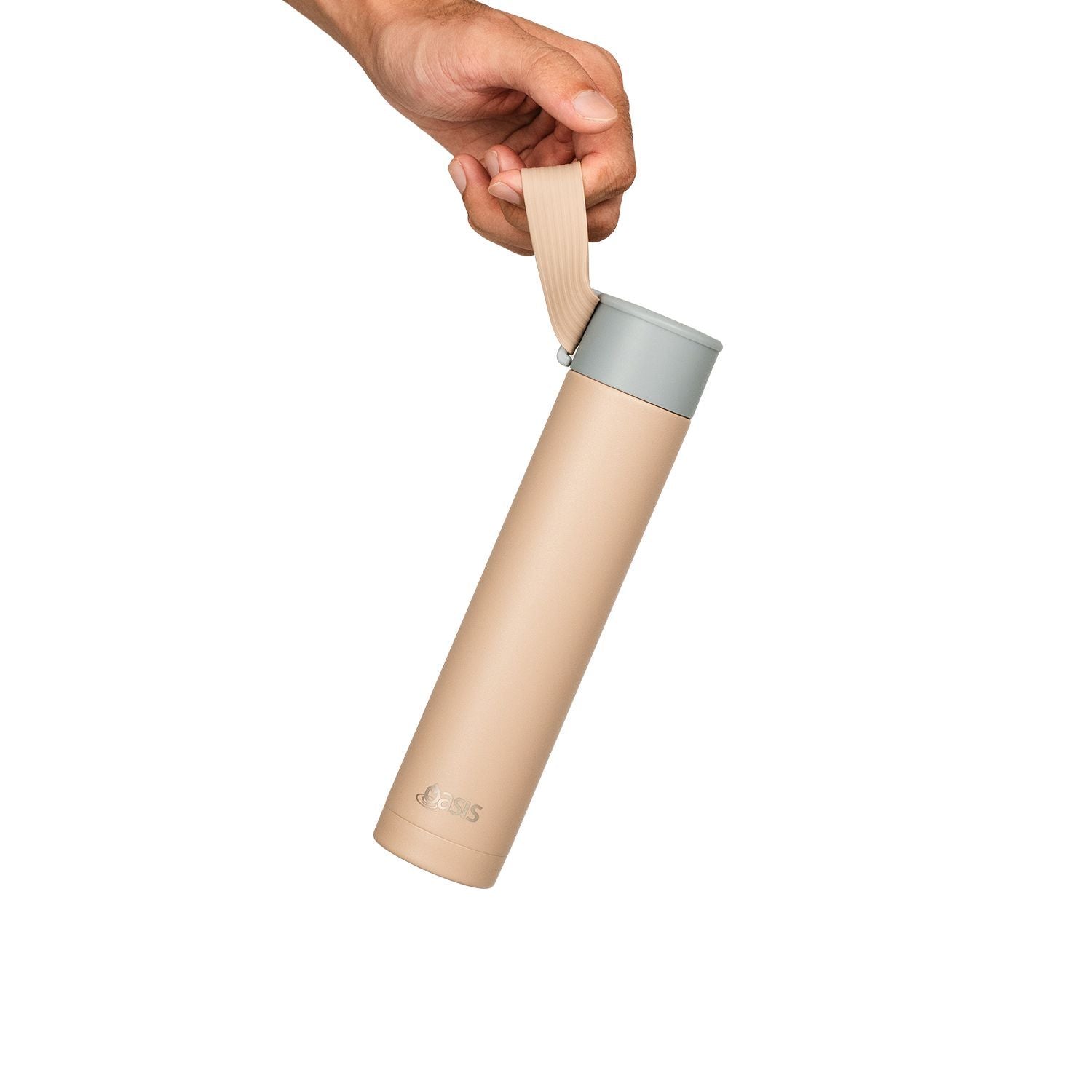 Oasis Skinny Mini Insulated Water Bottle 250ML Matte - Latte