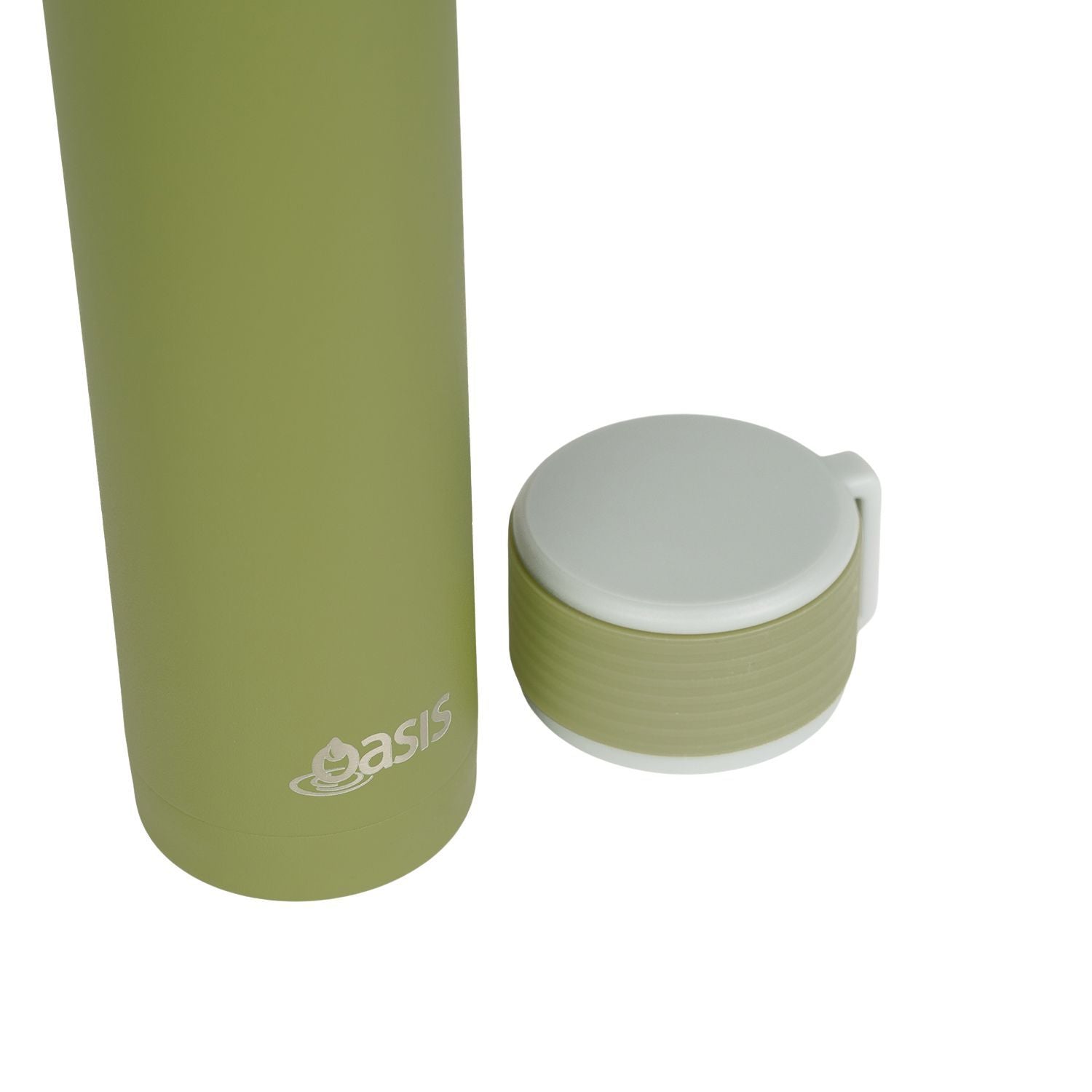 Oasis Skinny Mini Insulated Water Bottle 250ML Matte - Moss (Light Green)