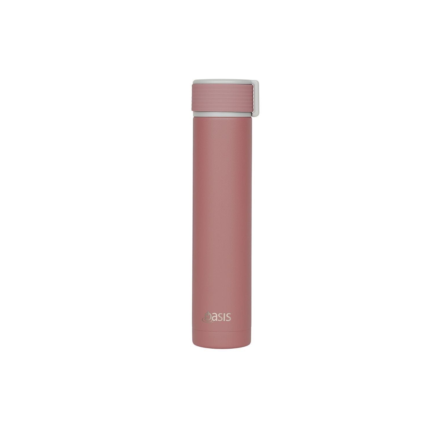 Oasis Skinny Mini Insulated Water Bottle 250ML Matte - Rose Quartz