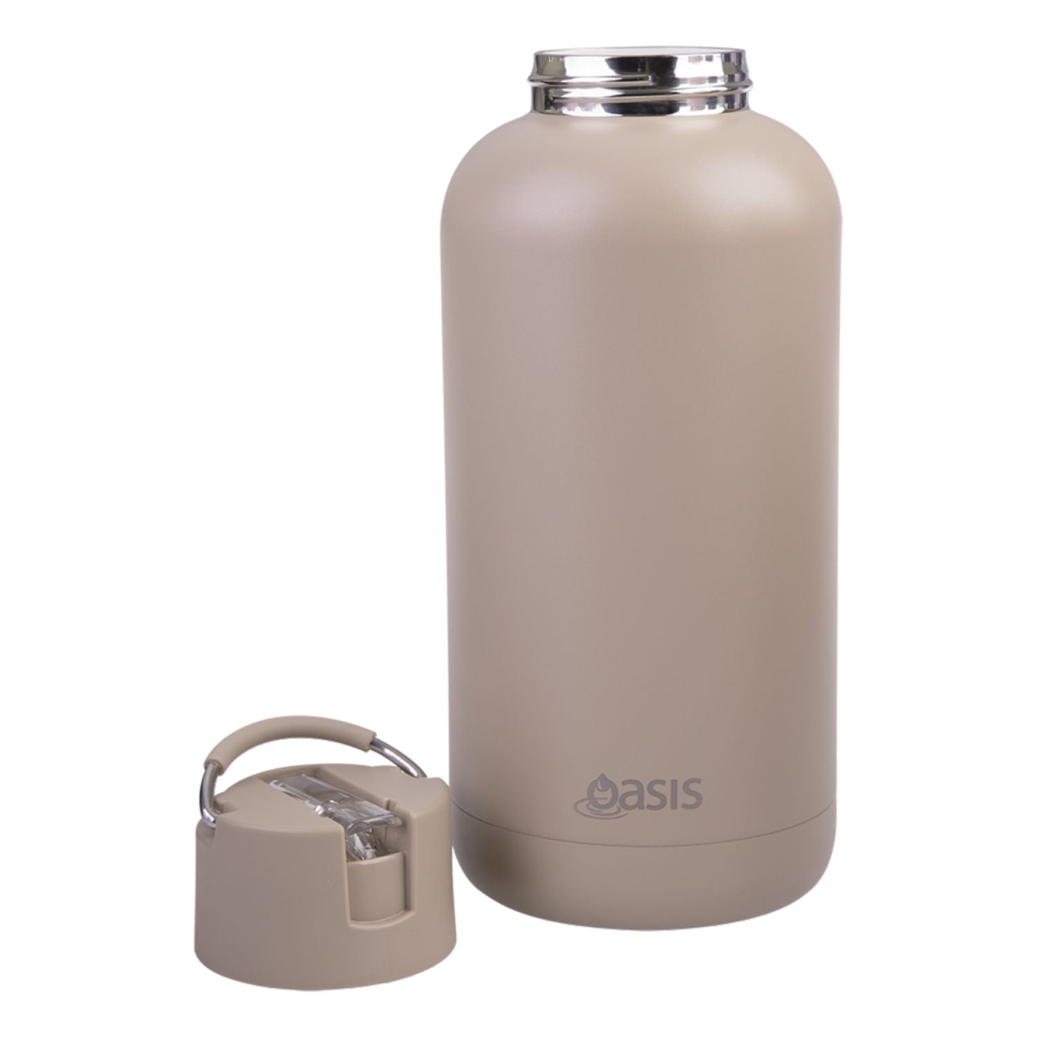Oasis Stainless Steel Insulated Ceramic Moda Bottle 1.5L - Latte