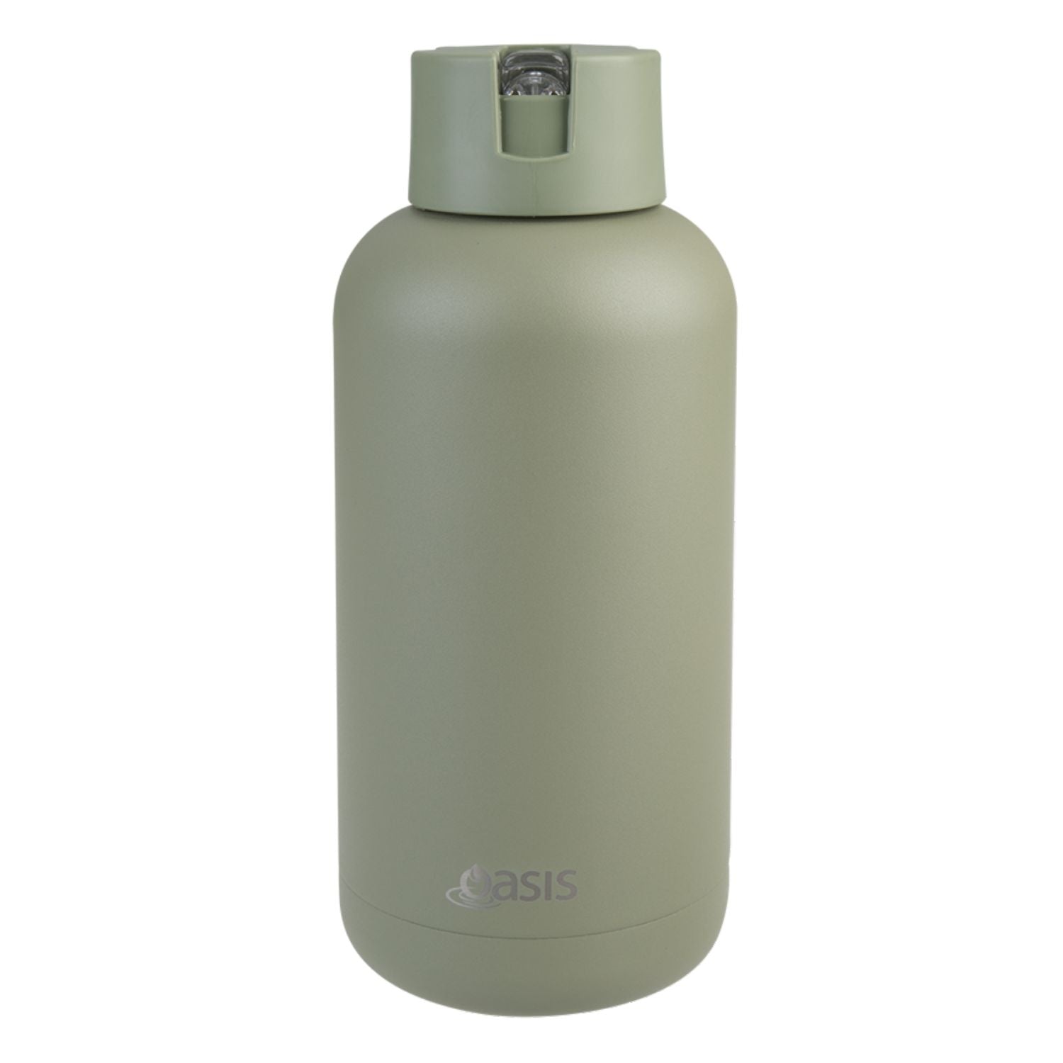 Oasis Stainless Steel Insulated Ceramic Moda Bottle 1.5L - Olive Green