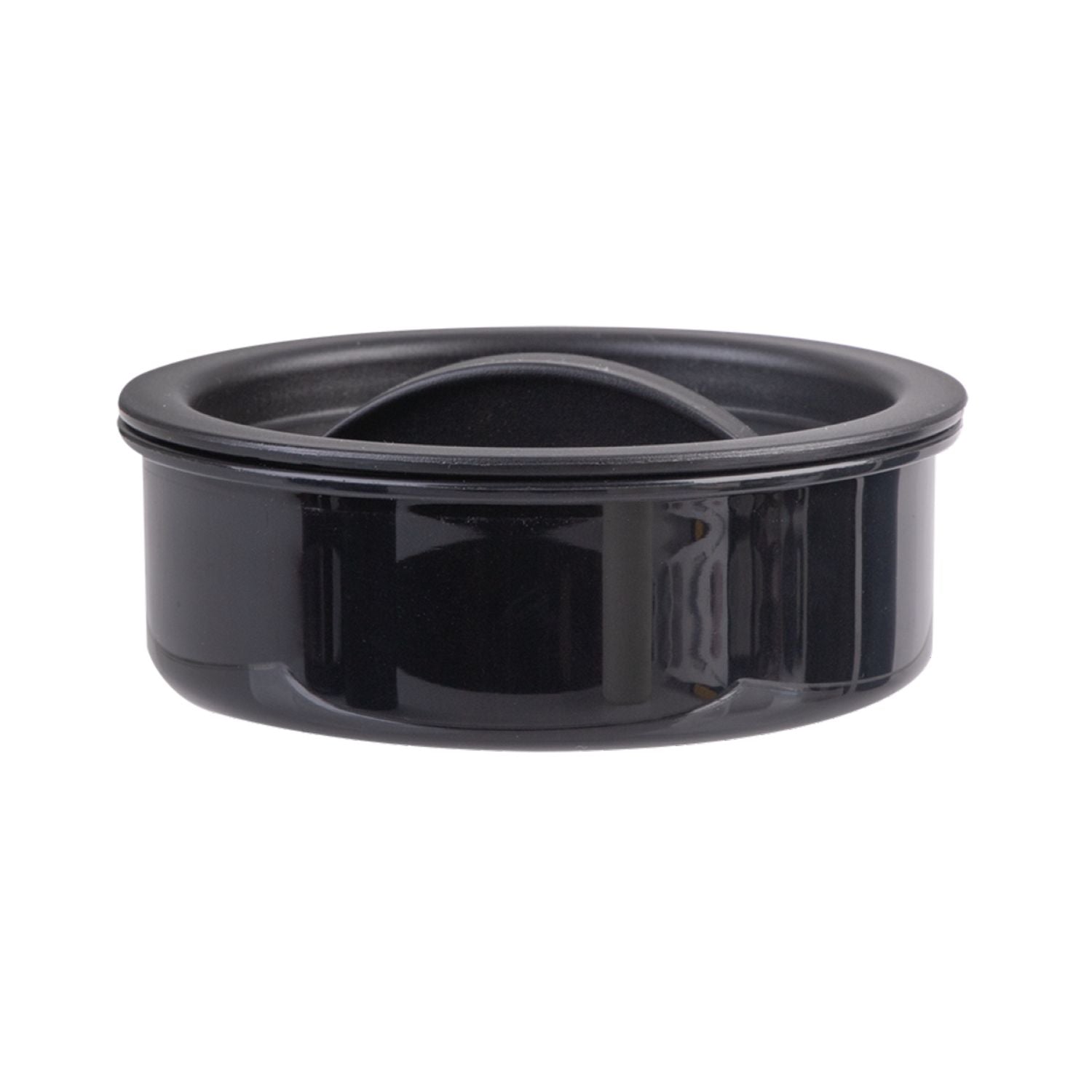 Oasis Stainless Steel Insulated Dual Compartment Food Flask with Handle 480ML - Black