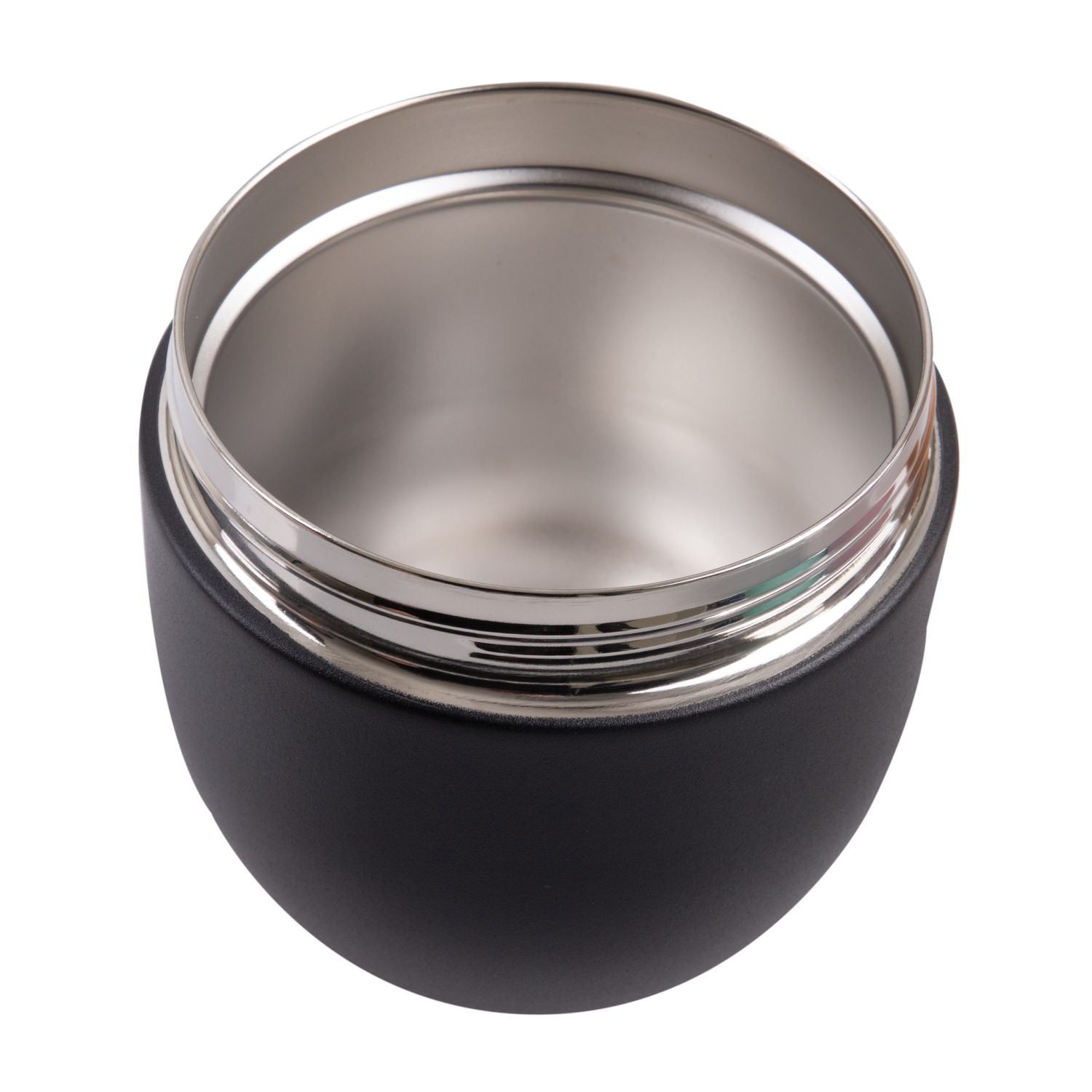 Oasis Stainless Steel Insulated Food Container with Handle 470ML - Black
