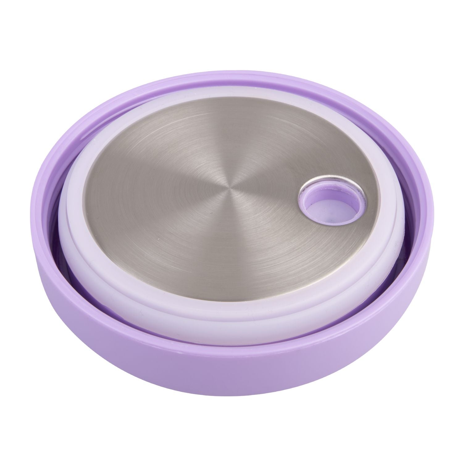 Oasis Stainless Steel Insulated Food Container with Handle 470ML - Lavender