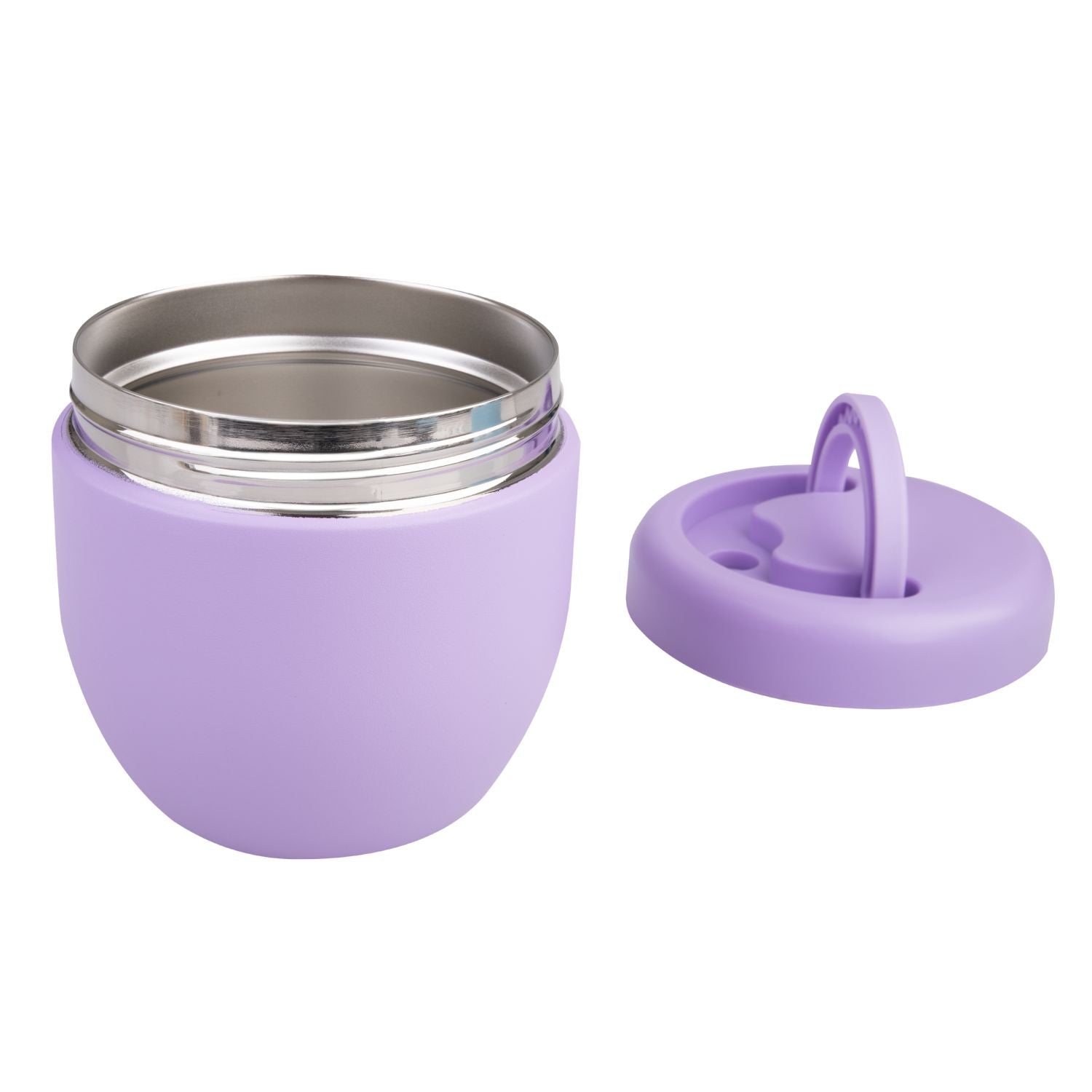 Oasis Stainless Steel Insulated Food Container with Handle 470ML - Lavender
