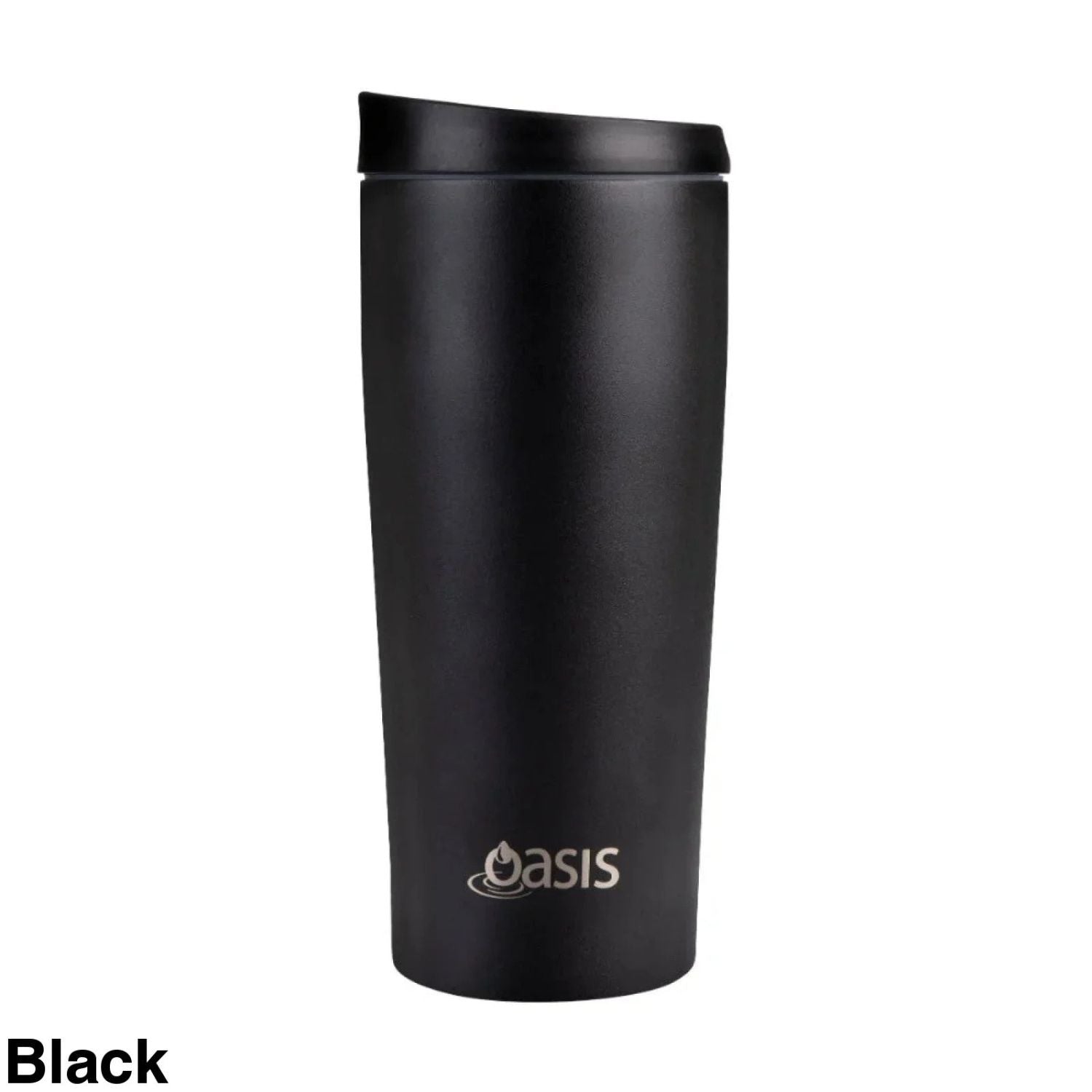 Oasis Stainless Steel Insulated Leakproof Travel Mug 600ml - Black