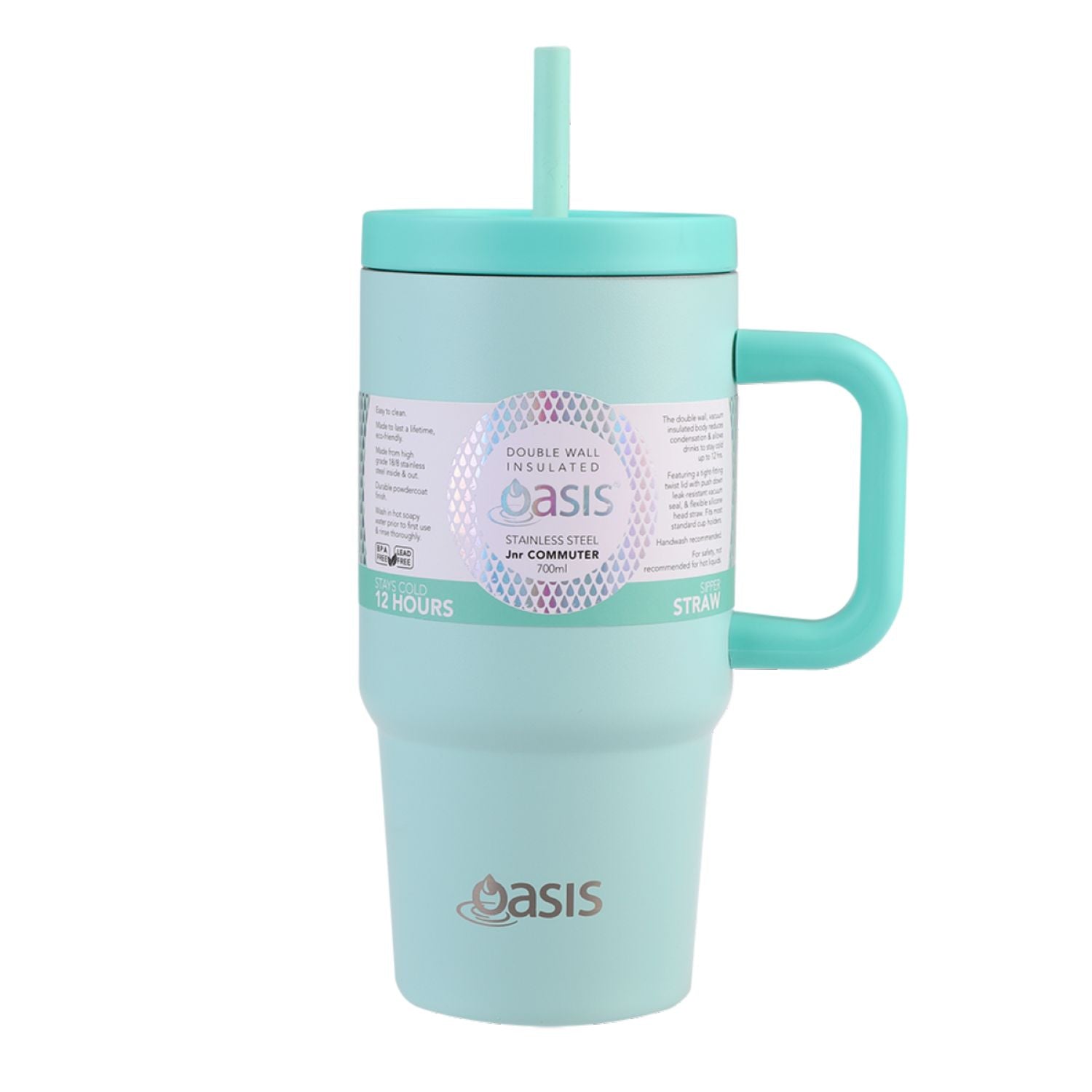 Oasis Stainless Steel Insulated Mini Commuter Travel Tumbler 700ML - Mint