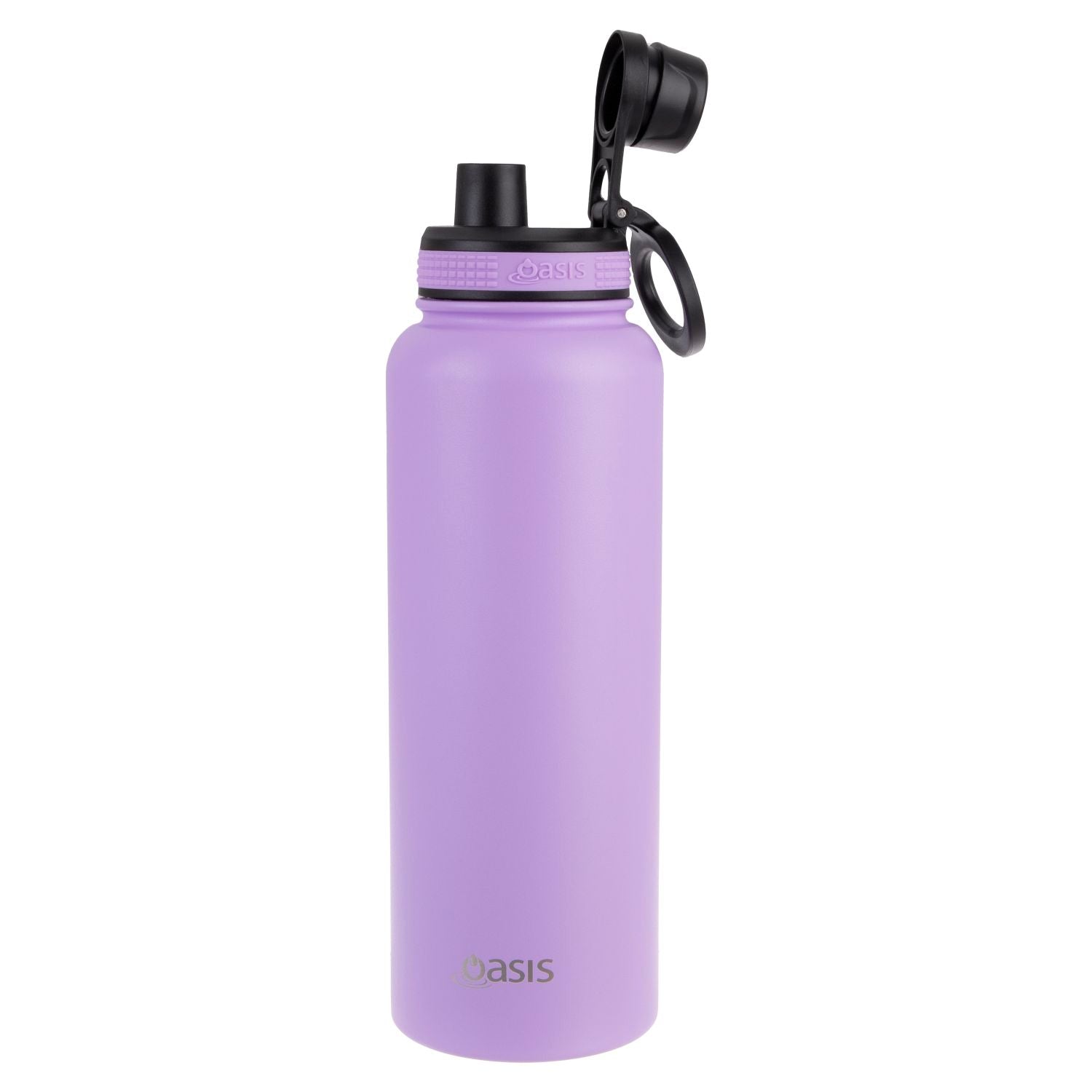 Oasis Stainless Steel Insulated Sports Water Bottle with Screw Cap 1.1L - Lavender