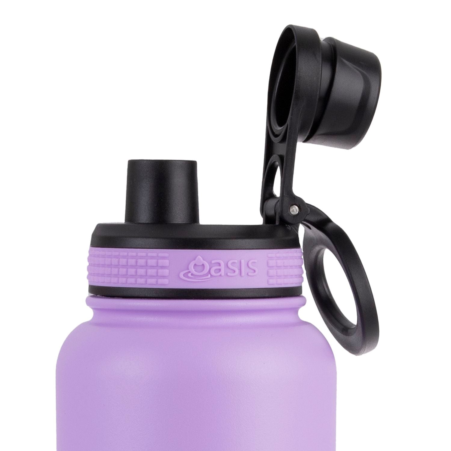 Oasis Stainless Steel Insulated Sports Water Bottle with Screw Cap 1.1L - Lavender