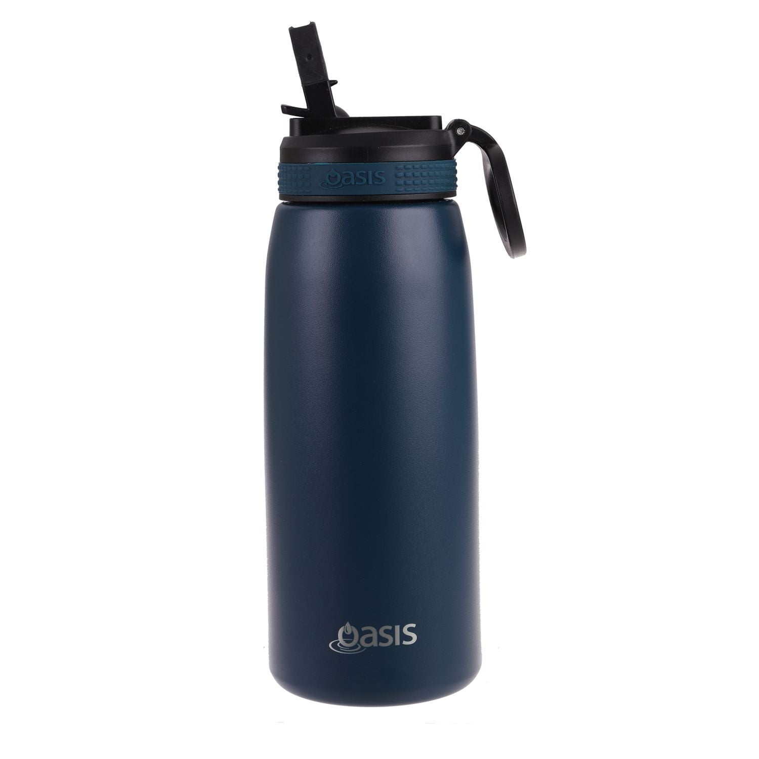 Oasis Stainless Steel Insulated Sports Water Bottle with Straw 780ML - Navy