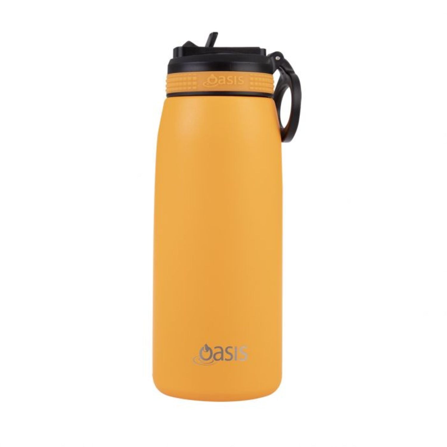 Oasis Stainless Steel Insulated Sports Water Bottle with Straw 780ML - Neon Orange
