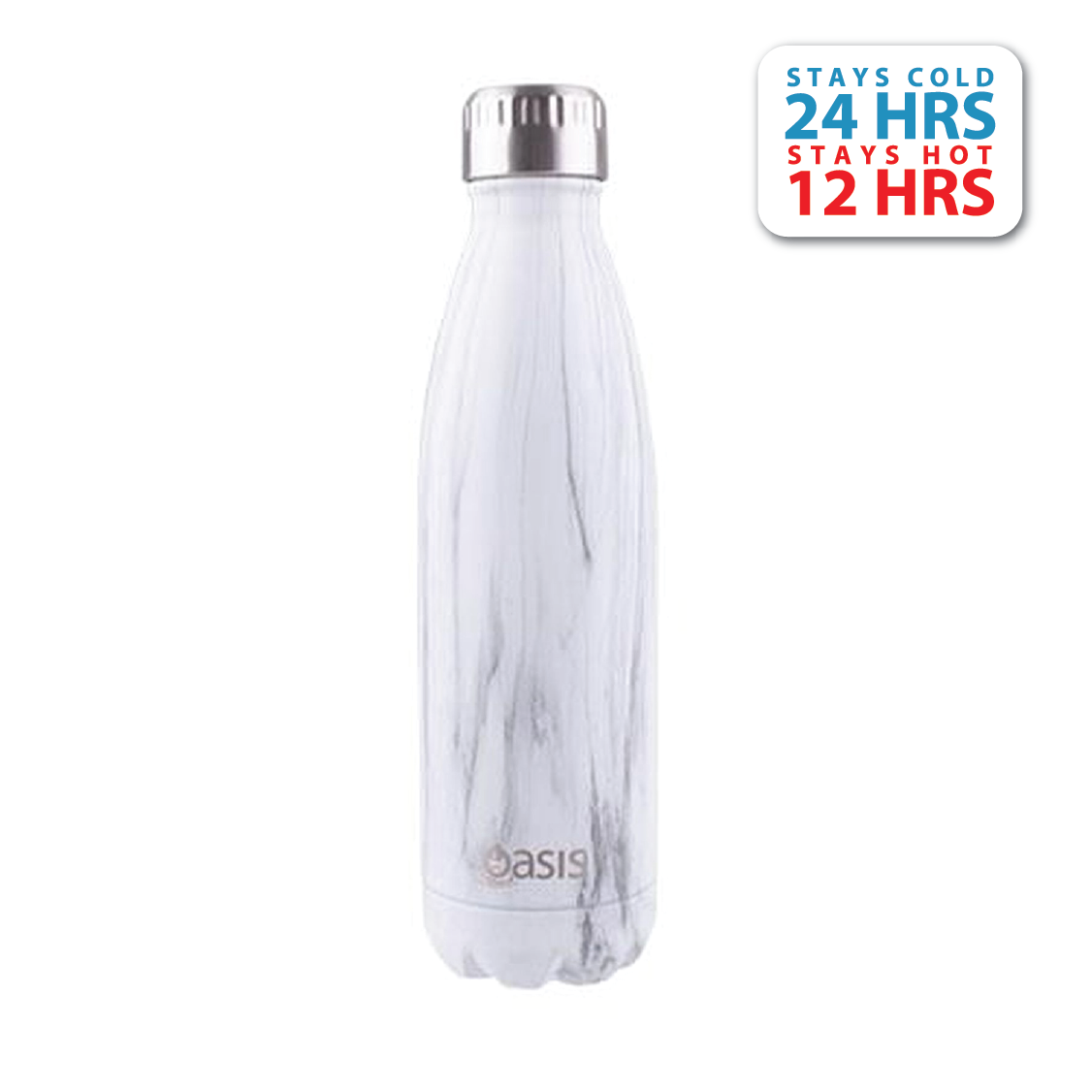 Oasis Stainless Steel Insulated Water Bottle 350ML - Marble