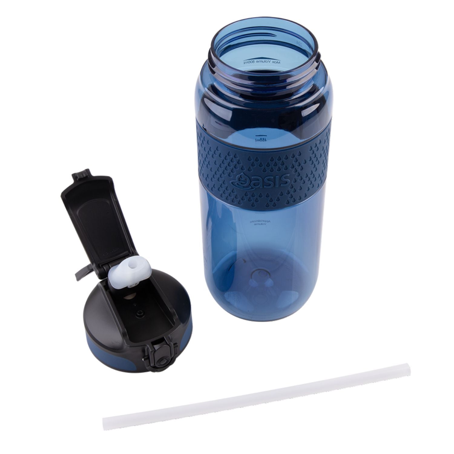 Oasis Tritan Sports Bottle With Sipper Straw 800ML - Blue Ocean