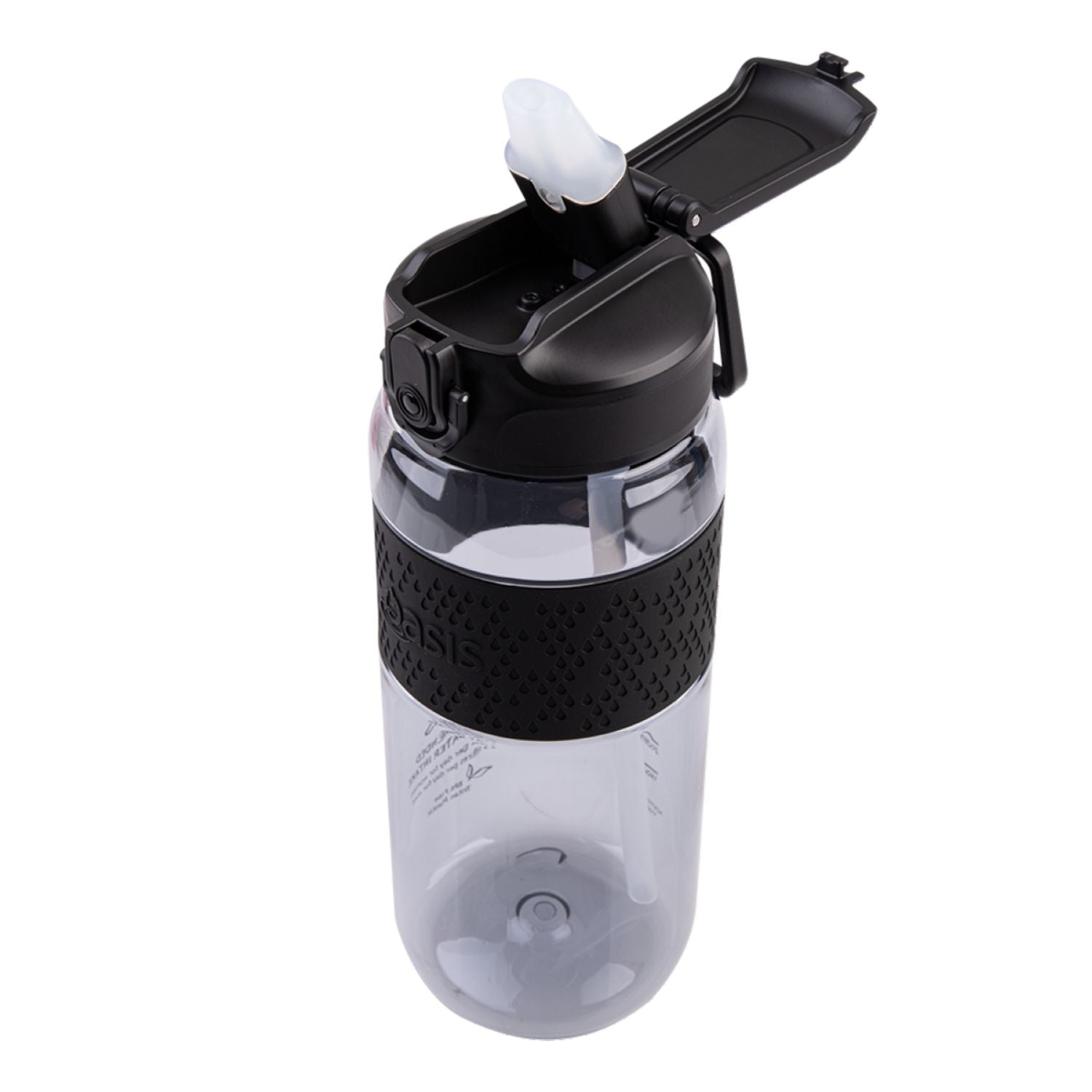 Oasis Tritan Sports Bottle With Sipper Straw 800ML - Carbon Black