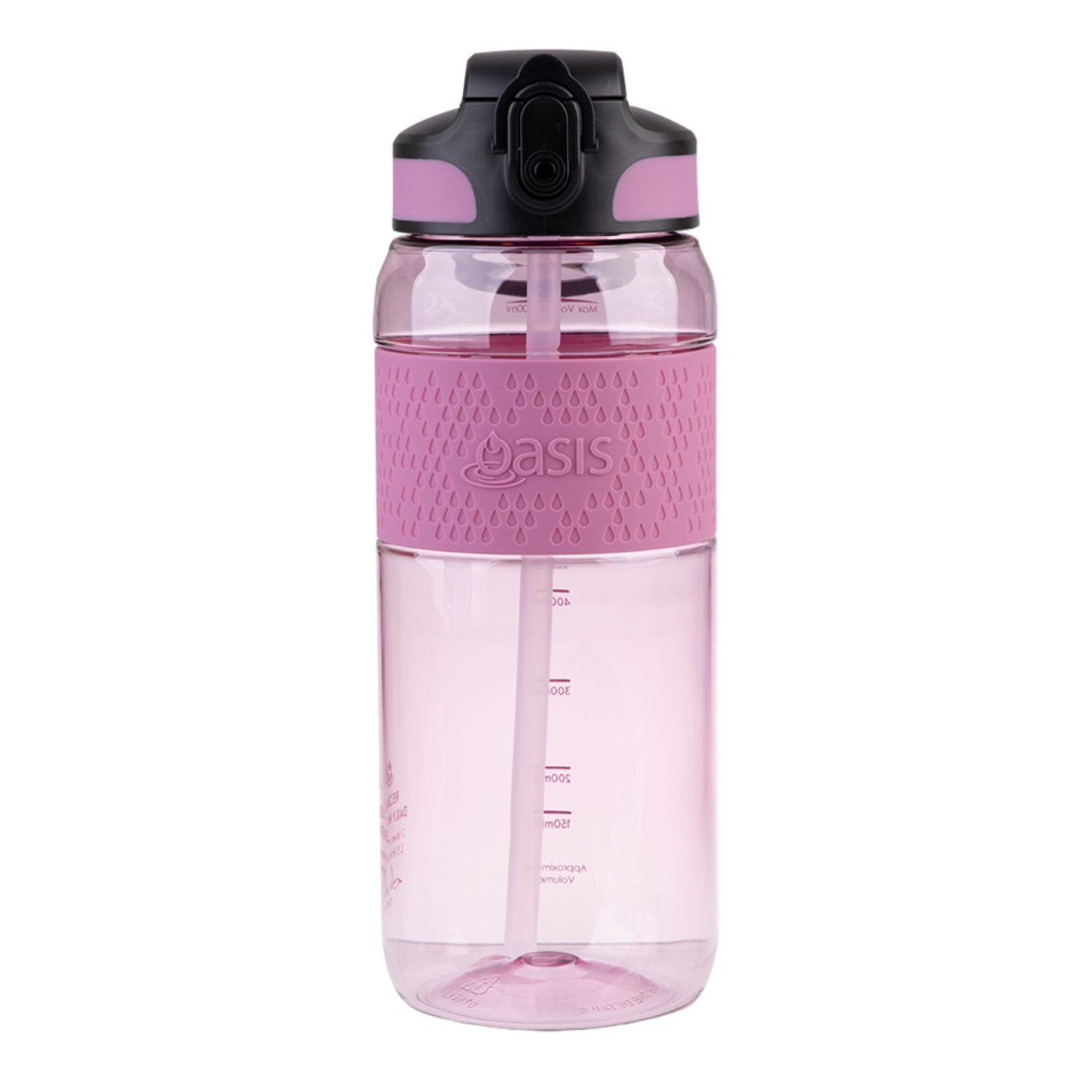 Oasis Tritan Sports Bottle With Sipper Straw 800ML - Pink Berry