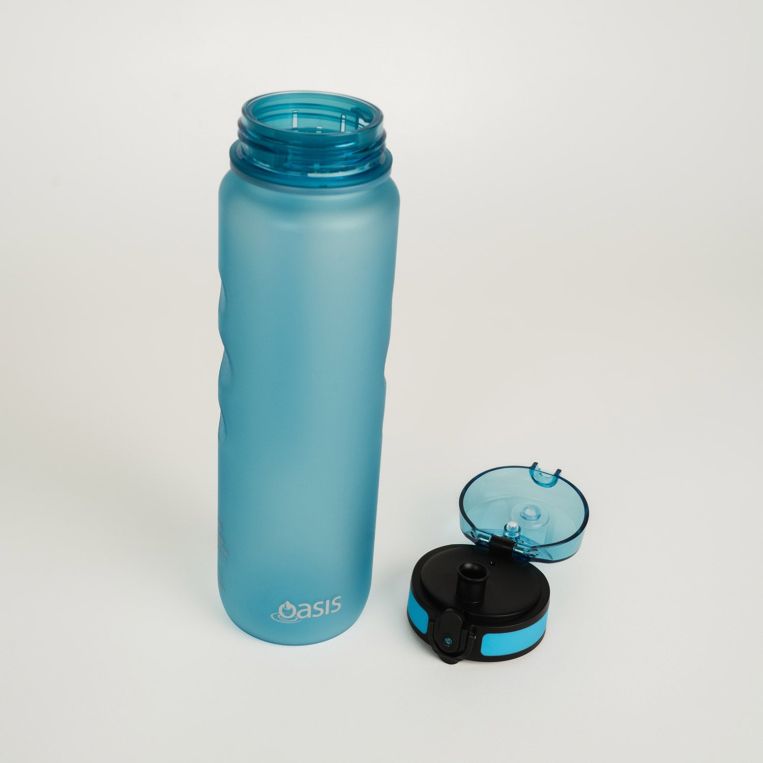 Oasis Tritan Sports Bottle with Handle Strap 1L - Glacier Blue